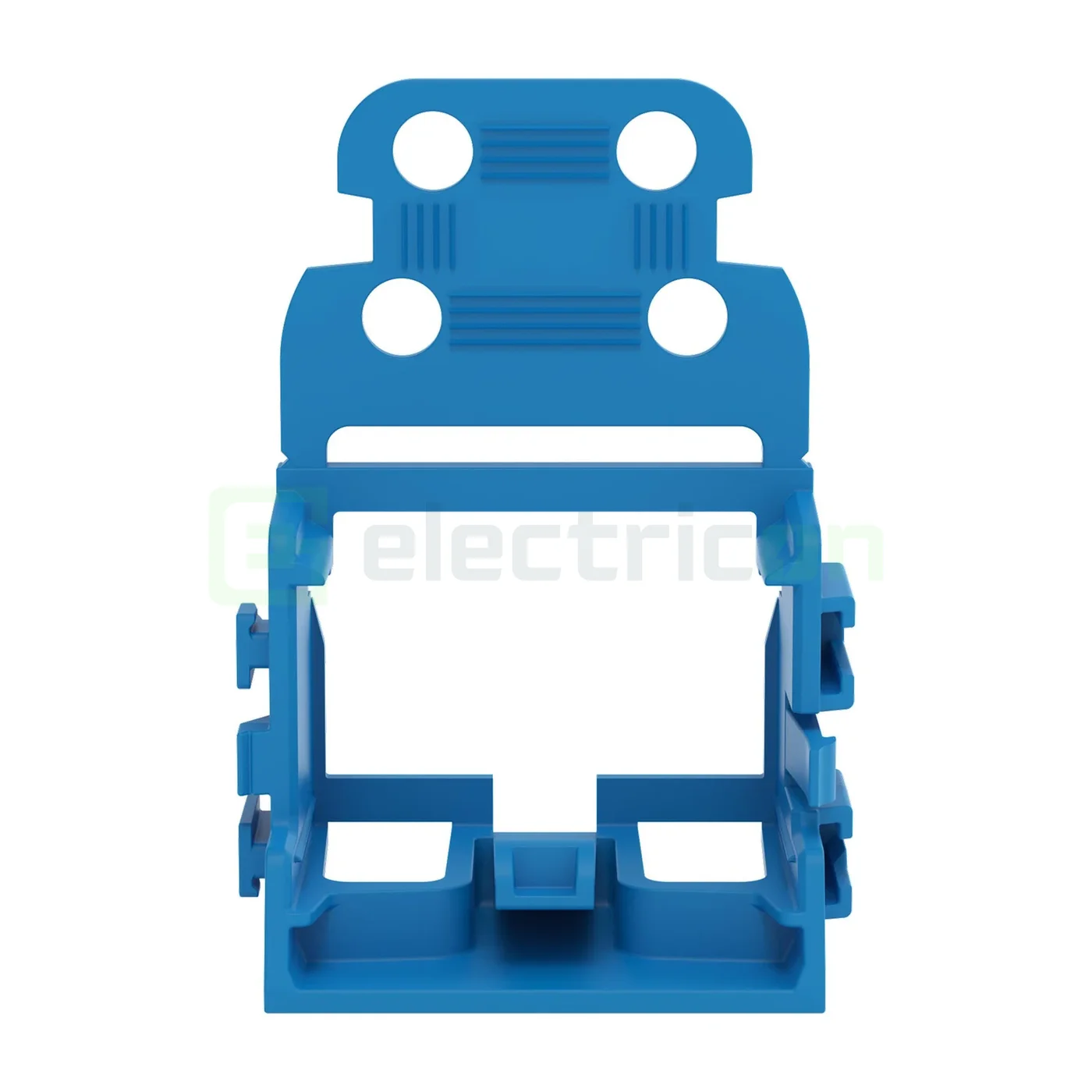 Suport de montare cu detensionare pentru conectori cu 10 fire,4mm,pentru montare cu surub albastru, Wago, 221-509/000-006 [3]