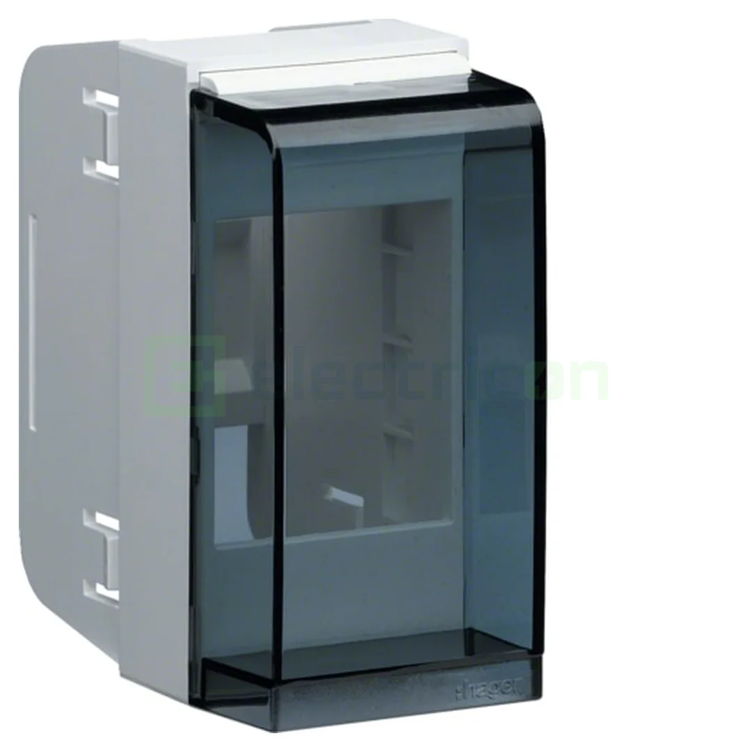 Canal Cablu - Suport  montaj disjunctor 2 module, compatibil cu canal cablu LFF ,Hager, L4760