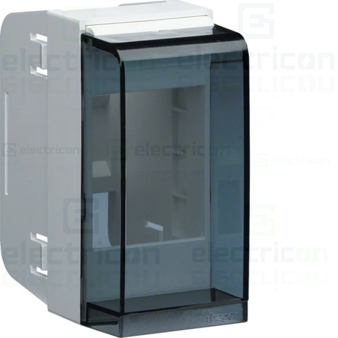 Canal Cablu - Suport  montaj disjunctor 2 module, compatibil cu canal cablu LFF ,Hager, L4760