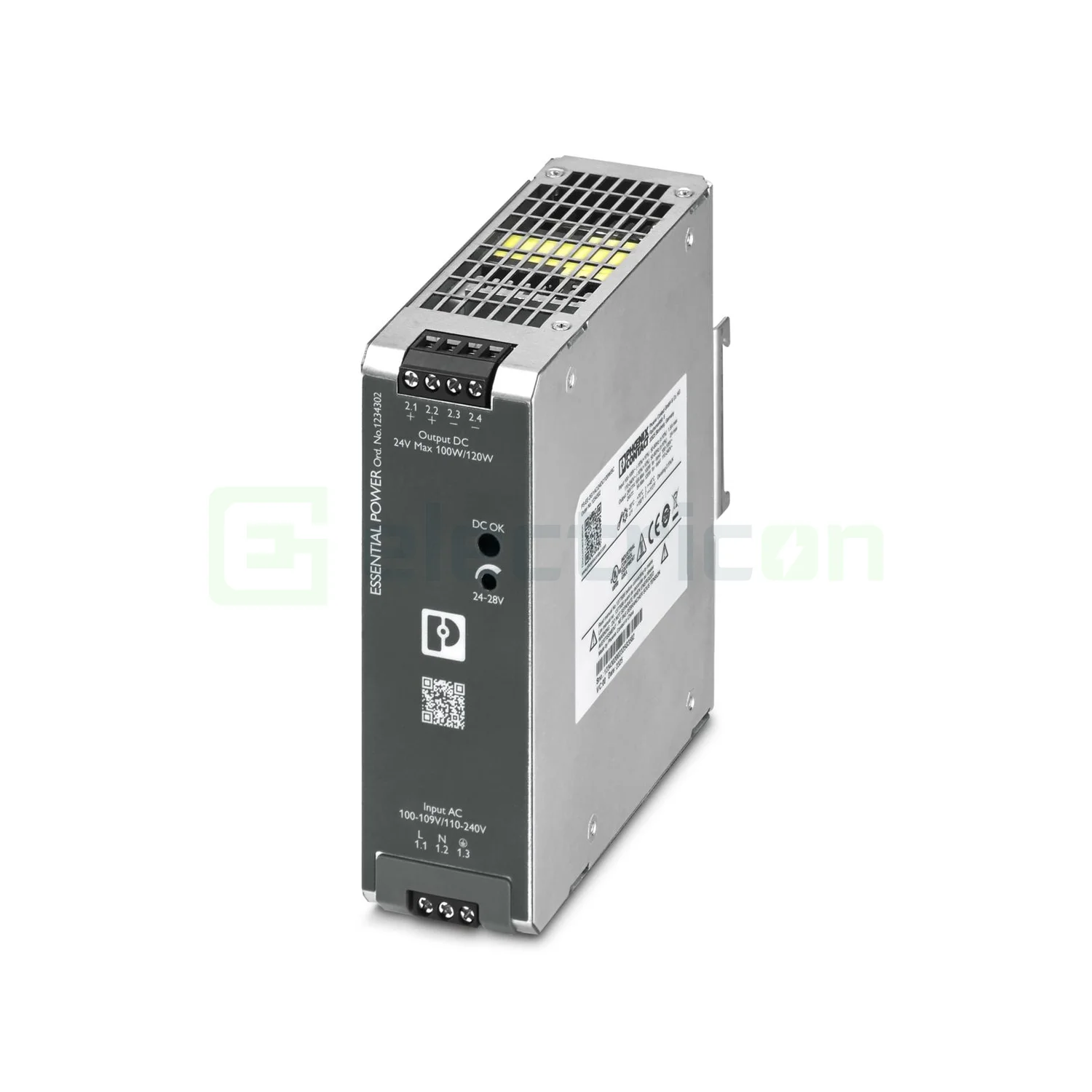 Surse alimentare - Sursa alimentare pe sina DIN, 10A, 24-28V DC, 1 faza, Phoenix Contact, 1234302