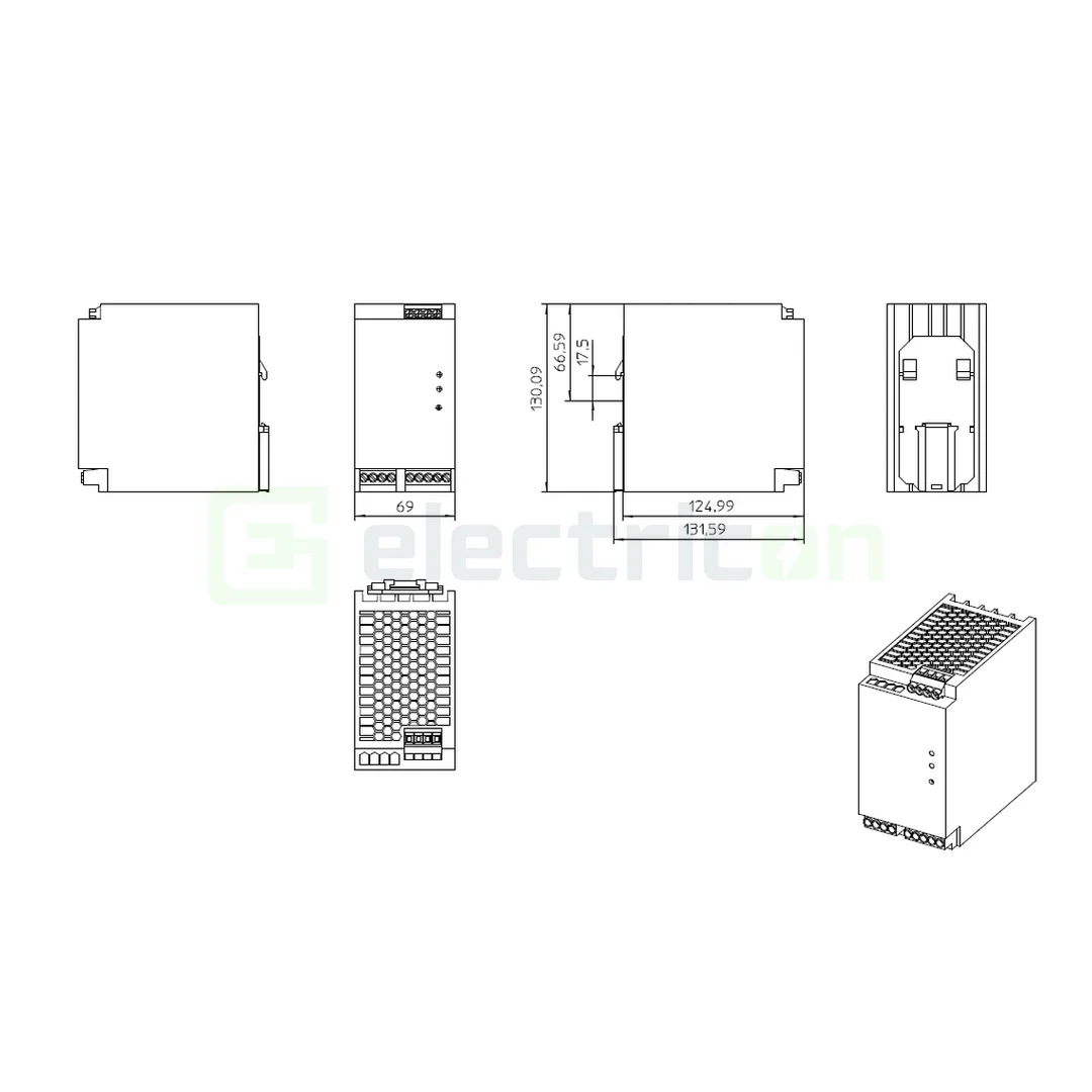 Sursa de alimentare pe șină DIN, 24V DC/ 20A , cu strat protecție QUINT-PS/3AC/24DC/20/CO , Phoenix Contact, 2320924 [1]