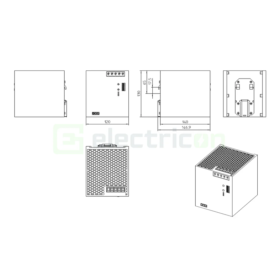 Sursa de alimentare pe șină DIN, 24V DC/ 40A , QUINT4-PS/1AC/24DC/40/+ , Phoenix Contact, 2904618 [1]