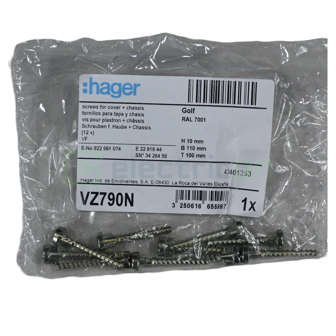 Accesorii Tablouri Hager - suruburi de rezerva pentru tablouri cu montaj încastrat Hager Golf, Hager, VZ790N