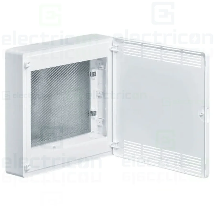 Tablouri multimedia & AV - Tablou multimedia, aparent, 36 module (2x18), ușă albă, Golf, Hager, VS218PZF