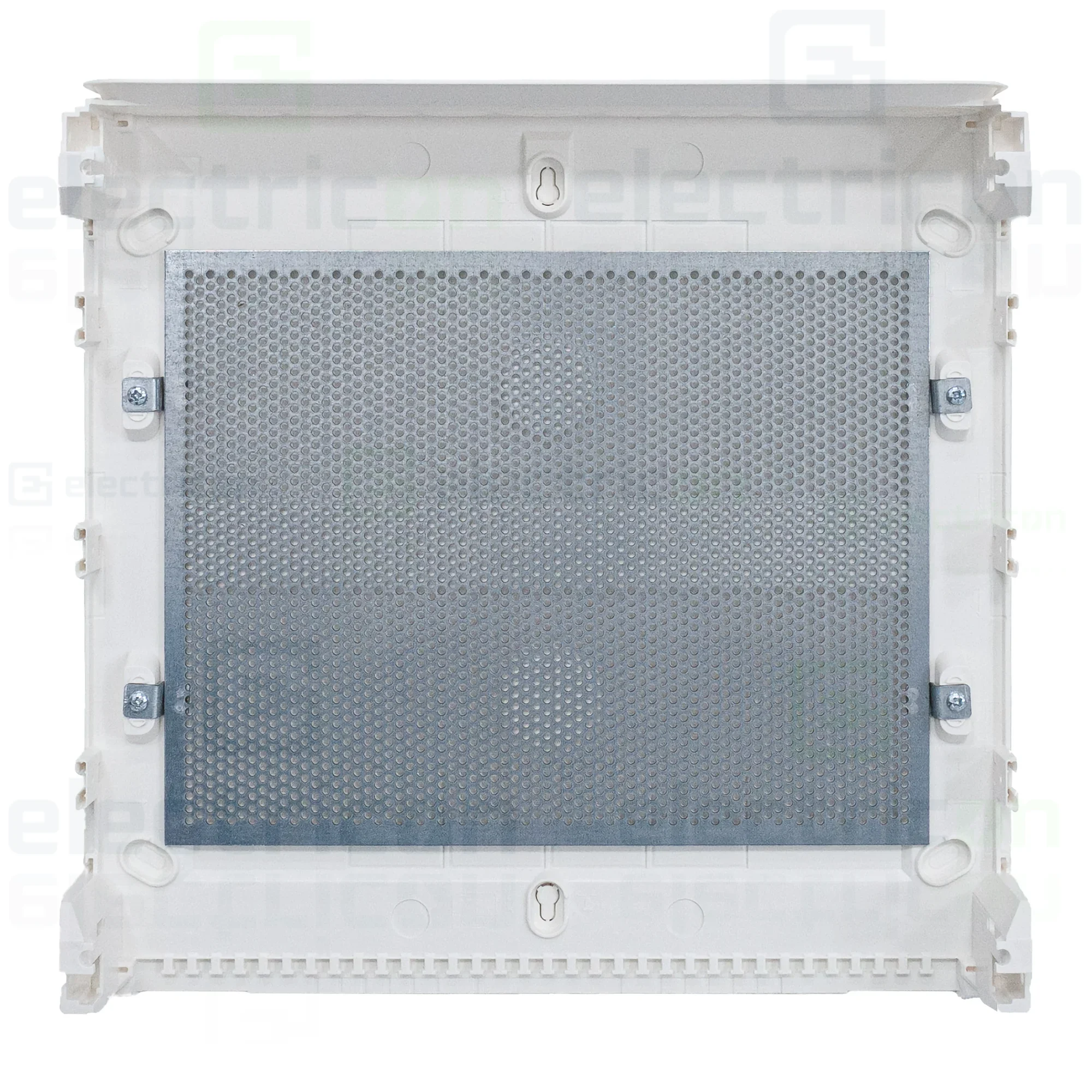 Tablou multimedia, aparent, 36 module (2x18), ușă albă, Golf, Hager, VS218PZF [1]