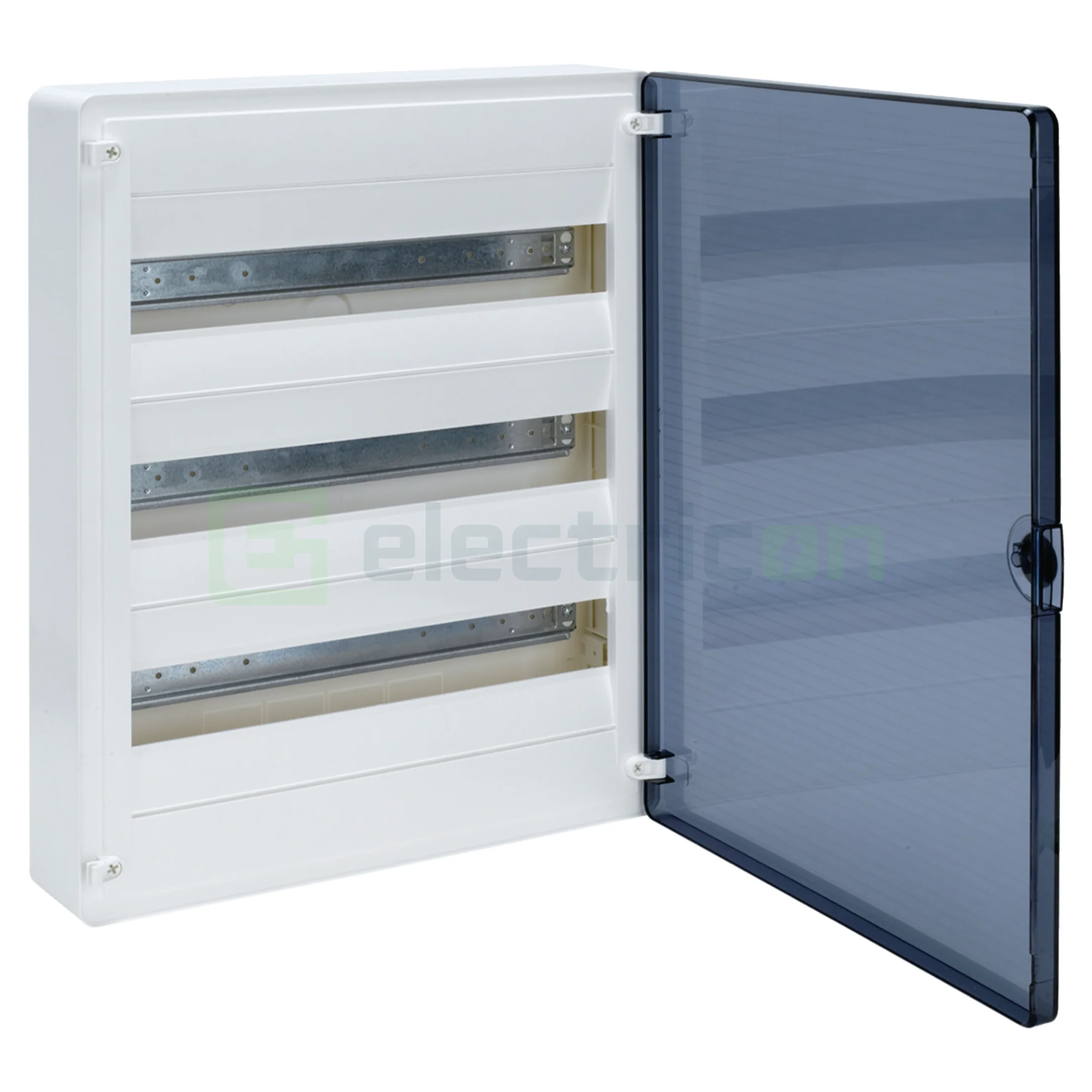 Tablou aparent, 54 module, 3x18, usa transparenta, IP40, Hager, Golf, VS318TD