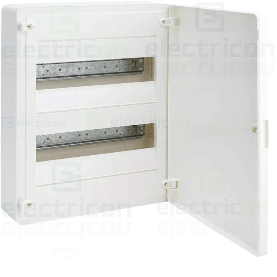 Tablou aparent, 24 module, 2x12, usa alba, IP40, Hager, Golf, VS212PD