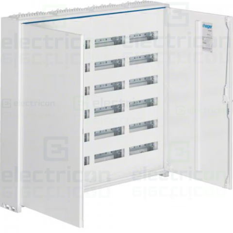 Tablouri de siguranțe electrice - Tablou electric, metalic, 288 module, 6x48 , aparent, IP44, Hager, Univers, FWB64S