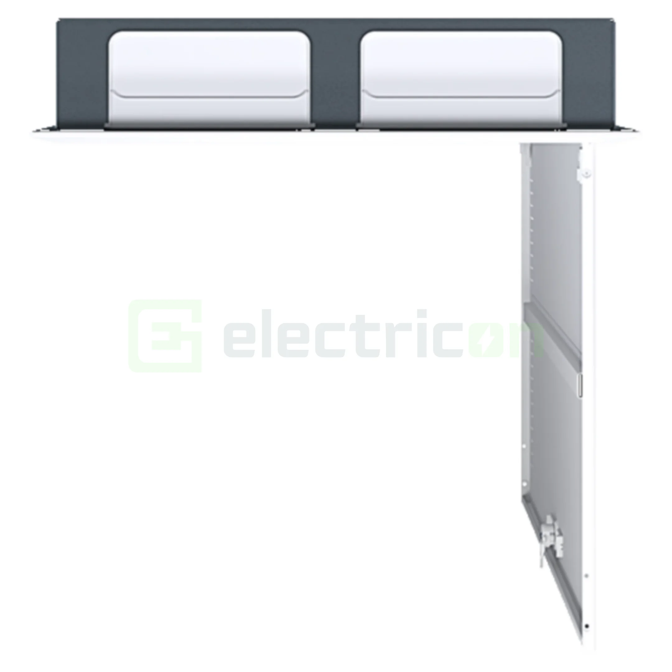 Tablou combo (hibrid), incastrat,144 module, (72 module curent +72 module multimedia),IP30, Univers, Hager, FWU62K1 [6]