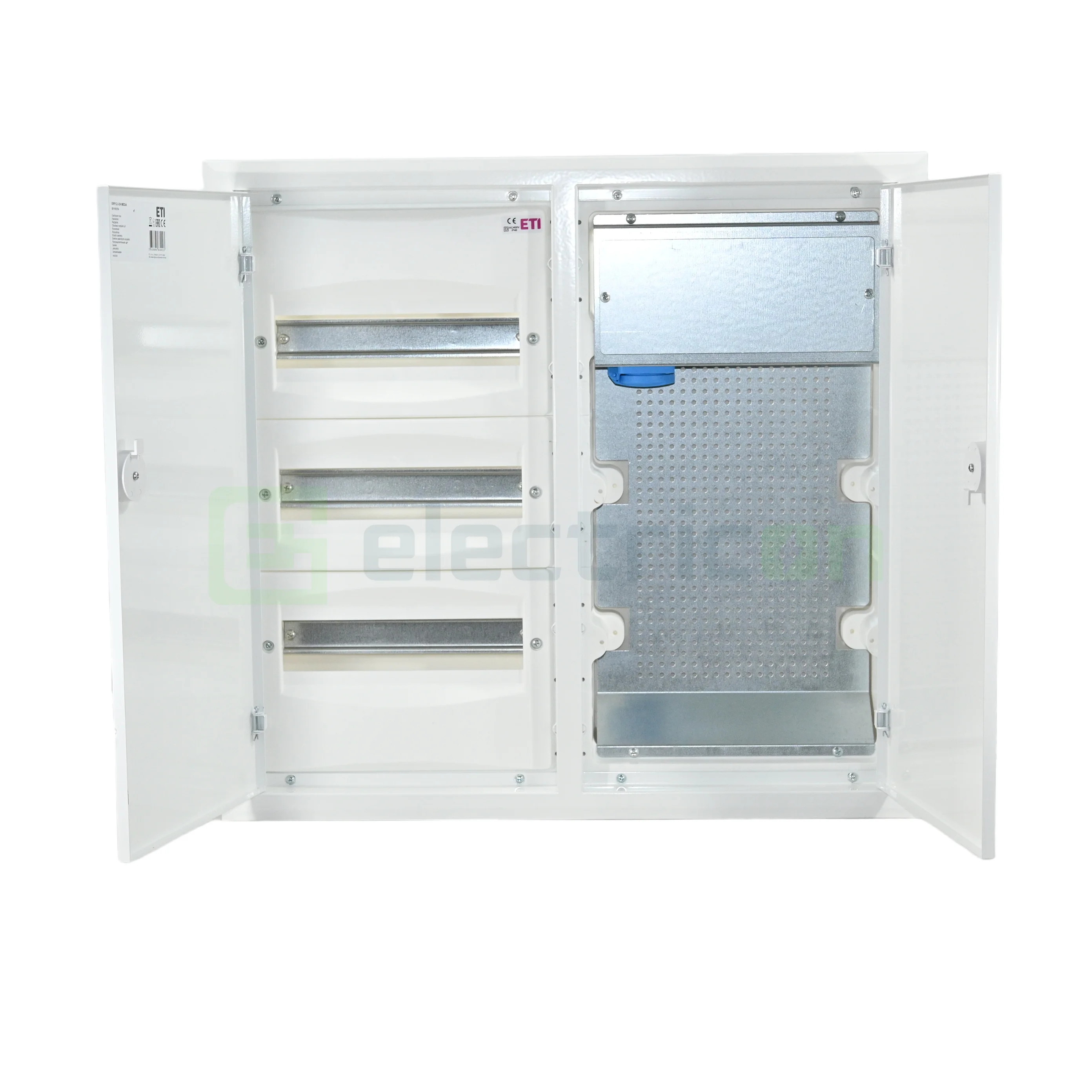 Tablouri electrice - Tablou combo (hibrid), incastrat,72 module, (36 module curent +36 module multimedia), IP40, ERP 12-3-3H MEDIA, ETI, 001101374