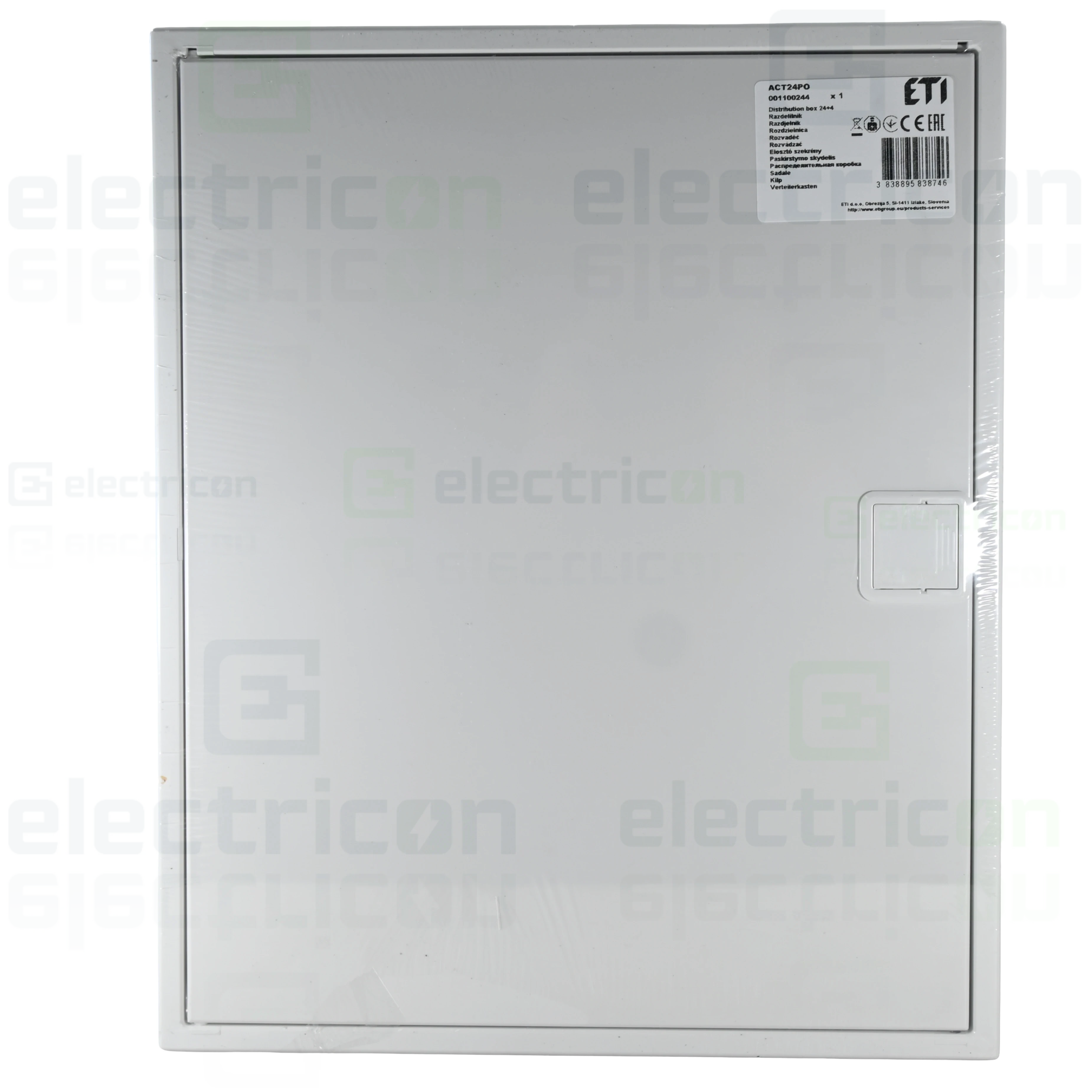 Tablou de sigurante,plastic,aparent 24 module, IP40,ACT40PT, ETI, 001100244 [2]