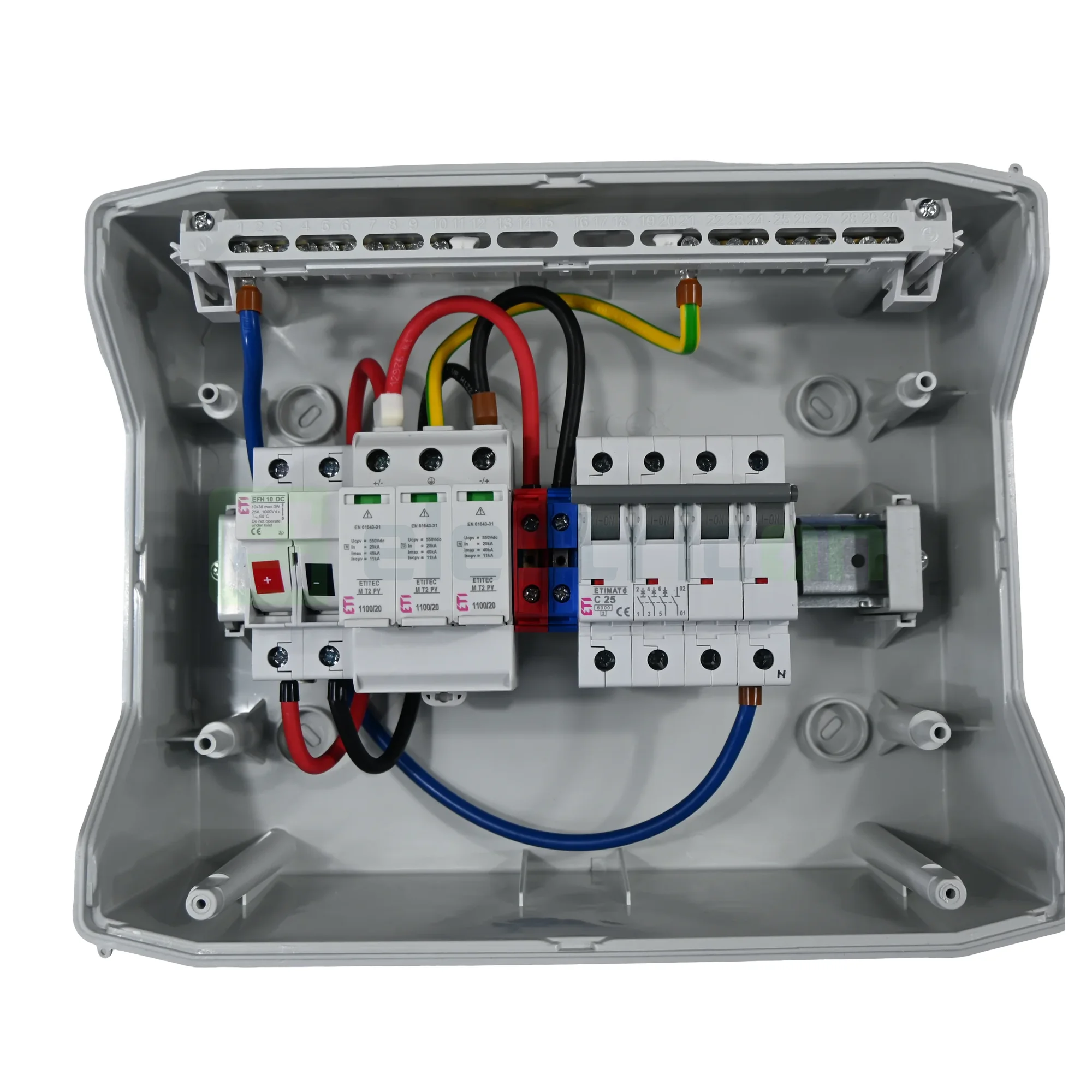 Tablou distributie PV 1100/12-DC1/1-16-MT2-3C25, cu 1 string, ETI, 001107097 [4]