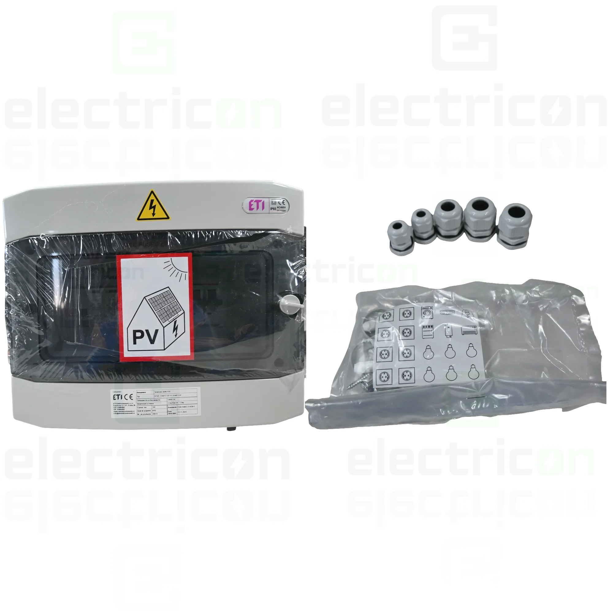 Tablou distributie PV 1100/12-DC1/1-16-MT2-3C25, cu 1 string, ETI, 001107097 [9]