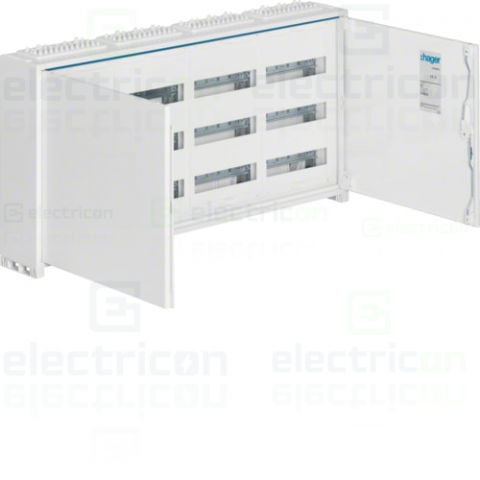 Tablouri de siguranțe electrice - Tablou Electric FWB34S - 3 Rânduri, 144 Module, IP44, Hager, FWB34S
