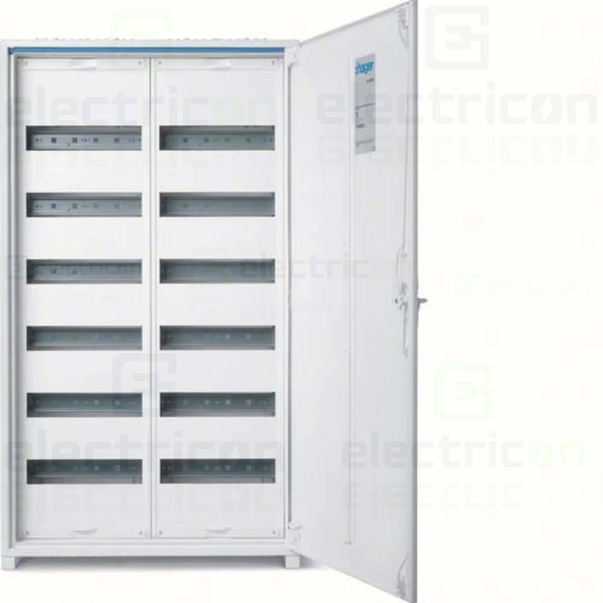 Tablou electric metalic, 144 module, 6X24, aparent, Hager, Univers, IP44, Hager, FWB62S