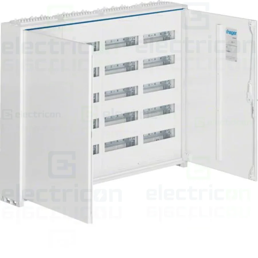 Tablouri de siguranțe electrice - Tablou aparent Univers IP44, 1050x800x161mm, 240M, QC, Hager, FWB54S