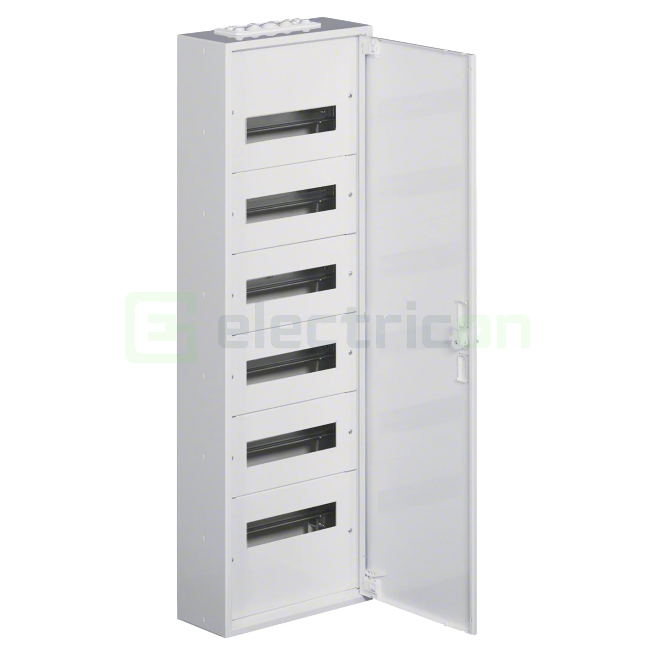 Tablouri de siguranțe electrice - Tablou electric metalic, 72 module 6x12, aparent cu plastroane, IP30, Hager, FW612W