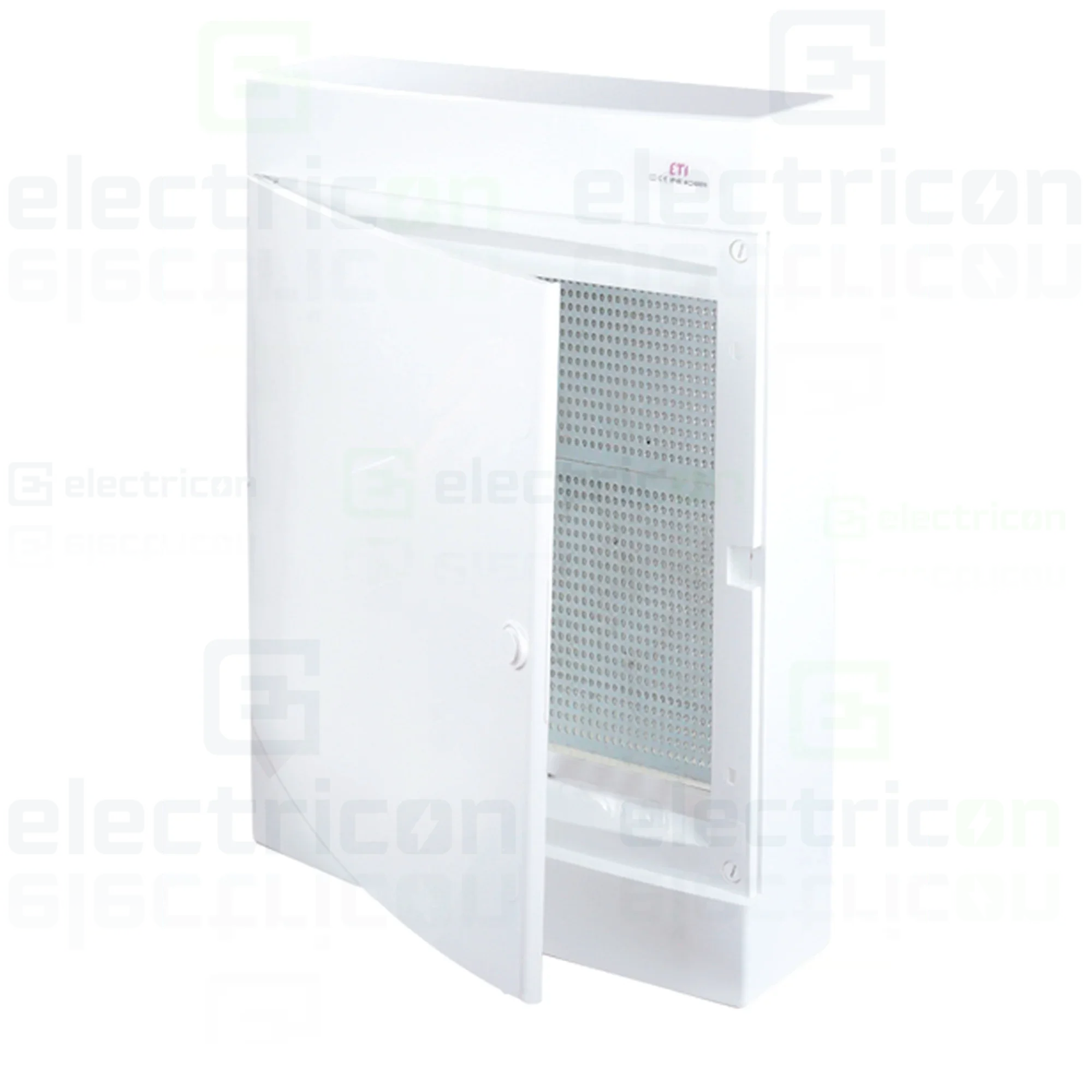 Tablouri multimedia & AV - Tablou multimedia, aparent, 54 module (3x18), ușă albă, IP40, ECT3x18MEDIAPO, ETI, 001100211