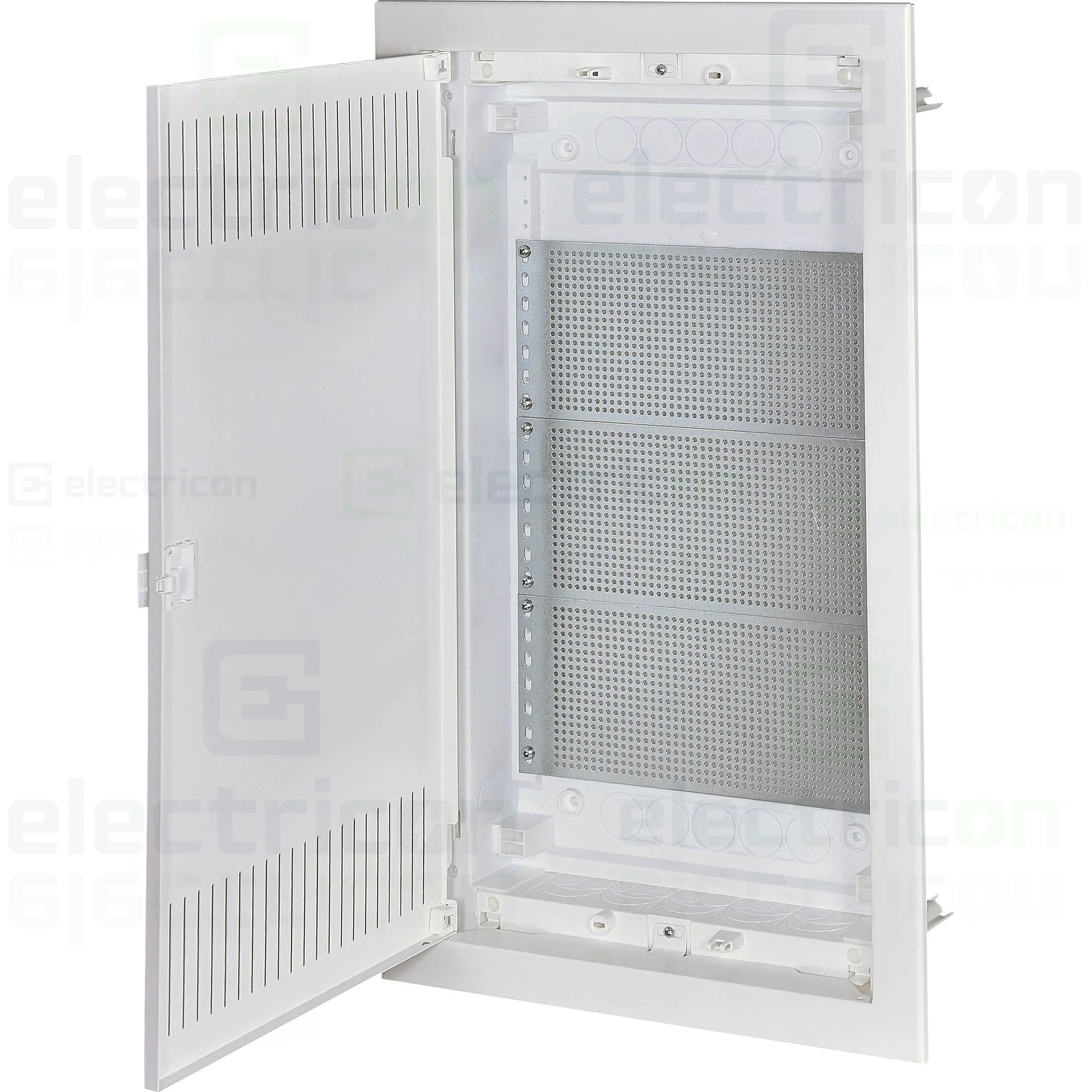 Tablouri multimedia & AV - Tablou multimedia, aparent, 42 module (3x14), ușă albă, IP30, ECG42HMEDIA-I, ETI, 001100132