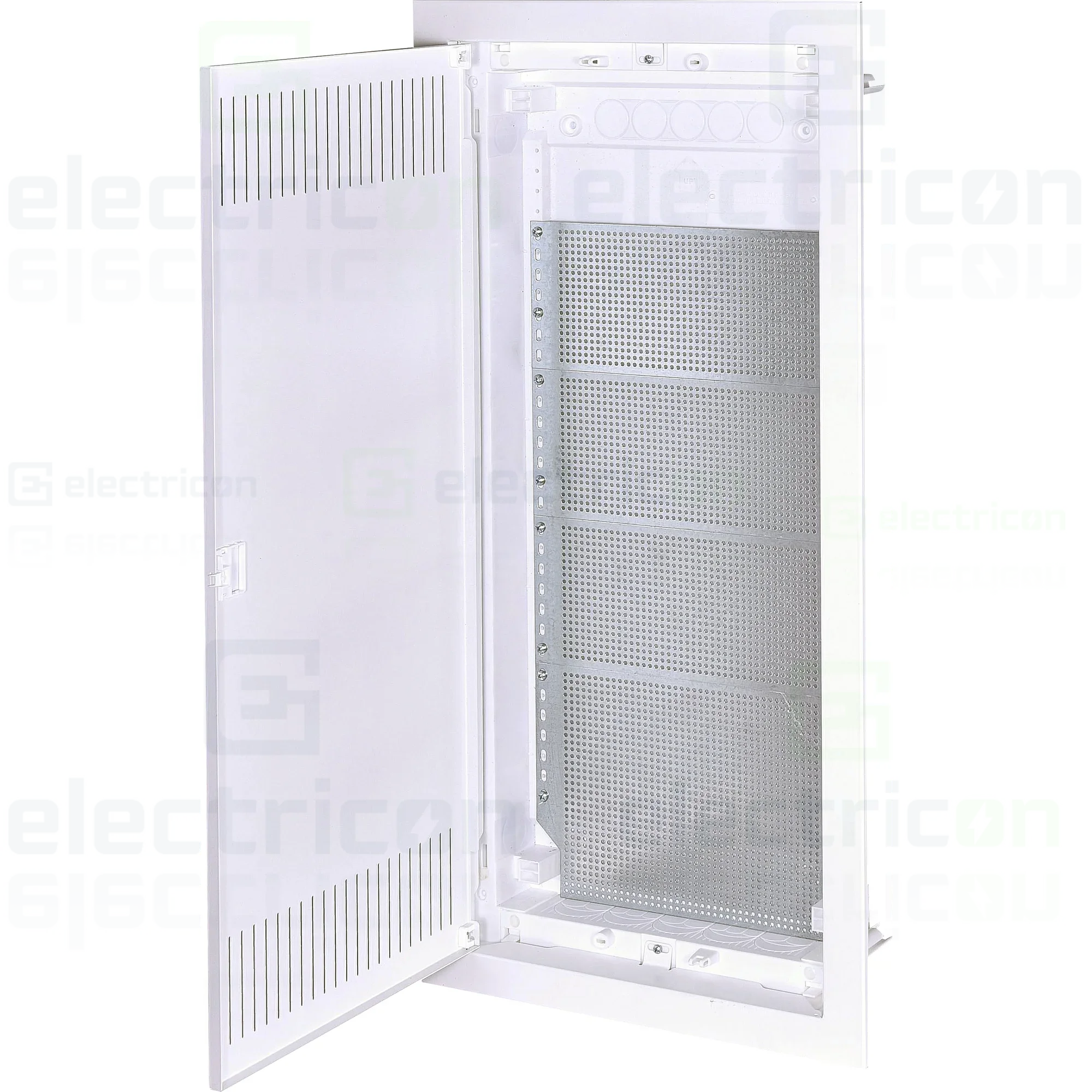 Tablouri multimedia & AV - Tablou multimedia, incastrat, 56 module (4x14), ușă albă, IP30, ECG56HMEDIA-I, ETI, 001100133