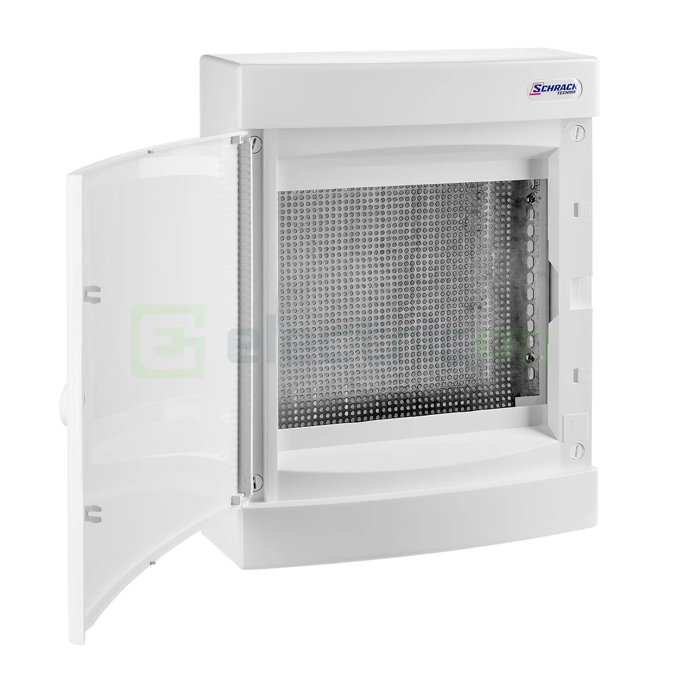 Tablouri multimedia & AV - Tablou multimedia, aparent ,24 module (2x12), usa alba, IP40, Schrack, BK080752