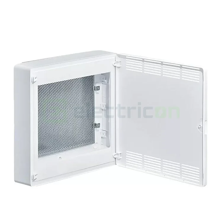 Tablouri multimedia & AV - Tablou multimedia, aparent, 36 module (2x18), ușă albă, Golf, Hager, VS218PZF