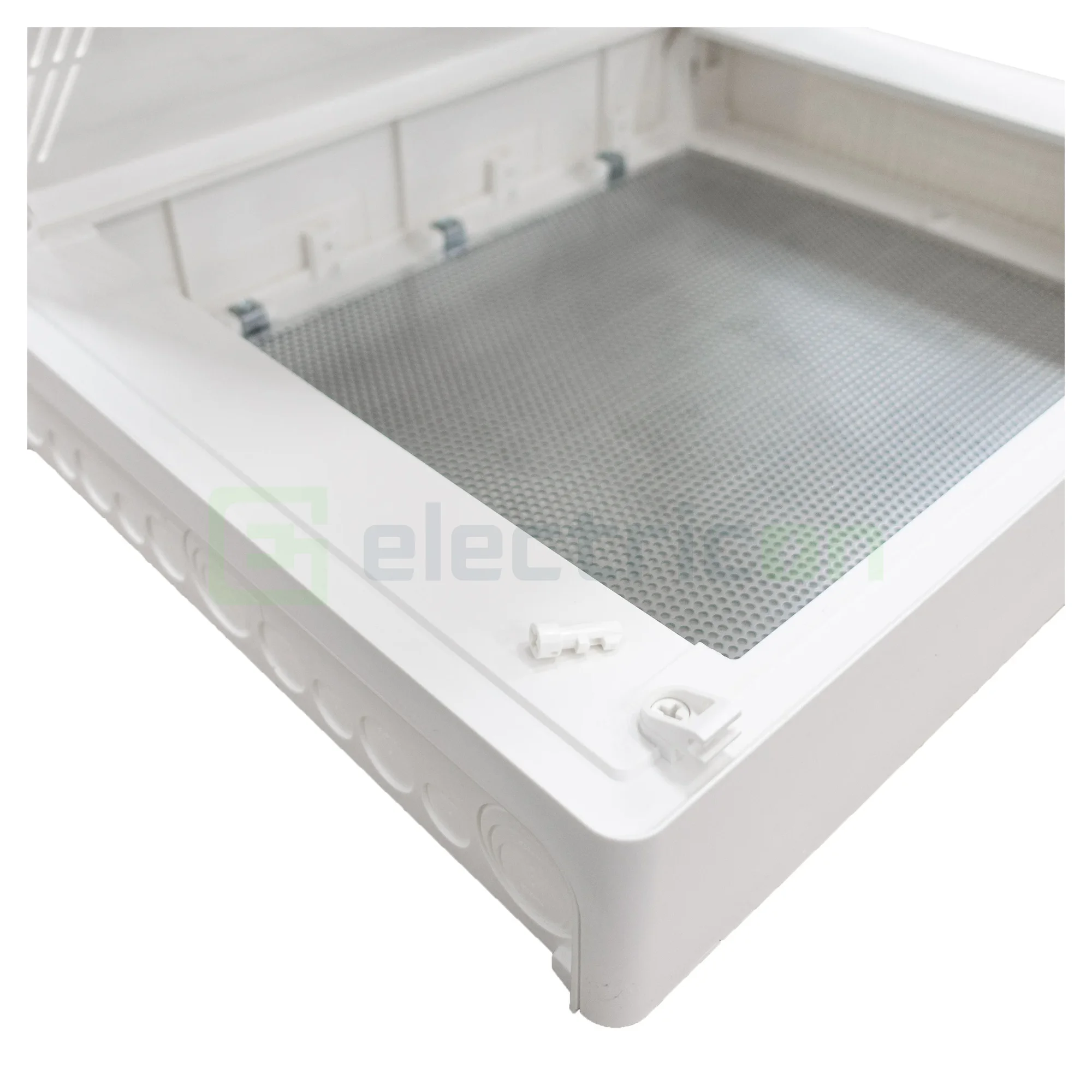 Tablou multimedia, aparent, 36 module (2x18), ușă albă, Golf, Hager, VS218PZF [6]