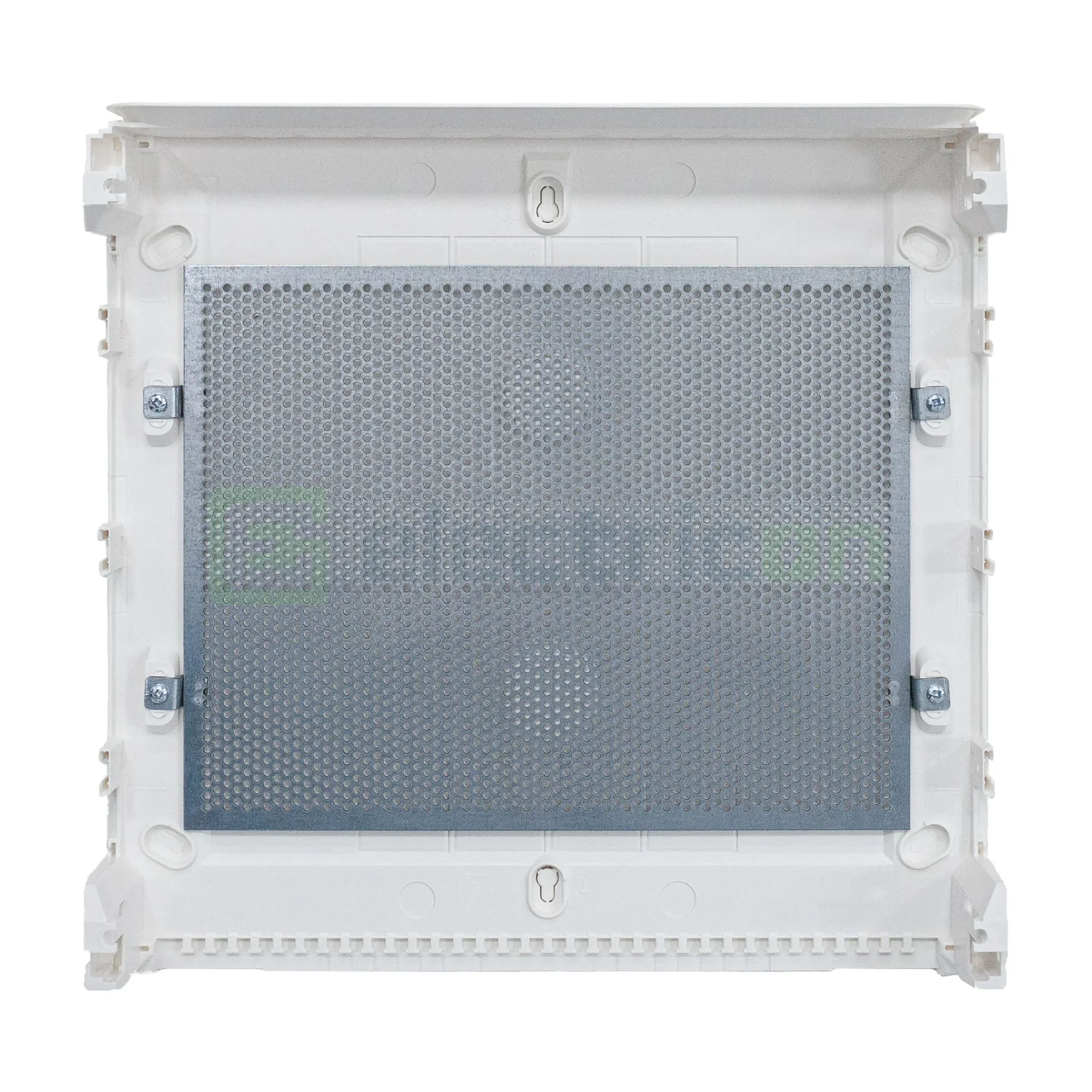 Tablou multimedia, aparent, 36 module (2x18), ușă albă, Golf, Hager, VS218PZF [1]