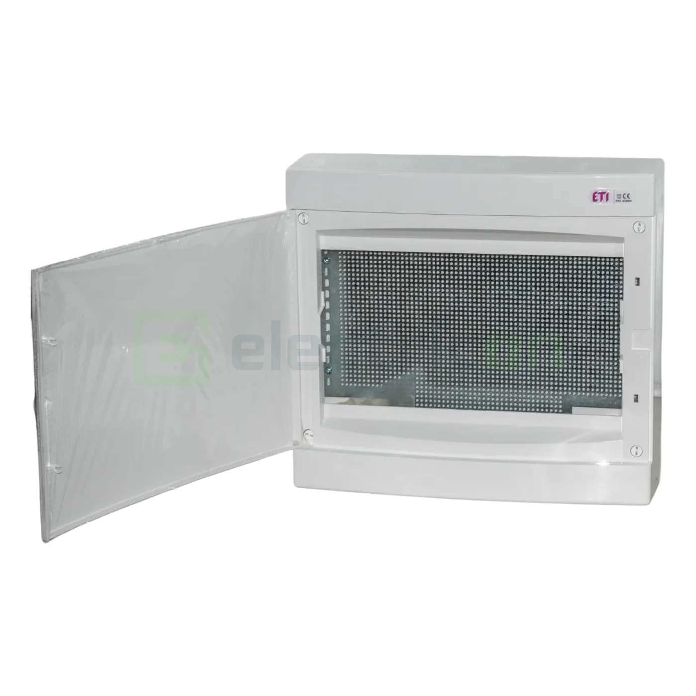 Tablouri multimedia & AV - Tablou multimedia, aparent, 36 module (2x18), ușă albă, IP40, ECT2x18MEDIAPO, ETI, 001100210