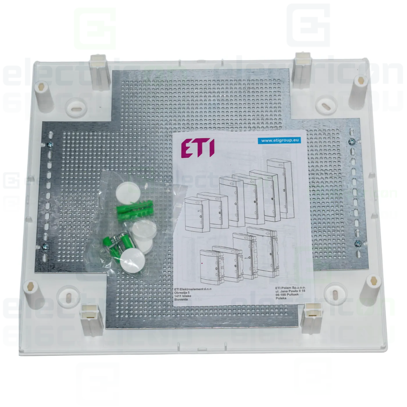 Tablou multimedia, aparent, 36 module (2x18), ușă albă, IP40, ECT2x18MEDIAPO, ETI, 001100210 [2]