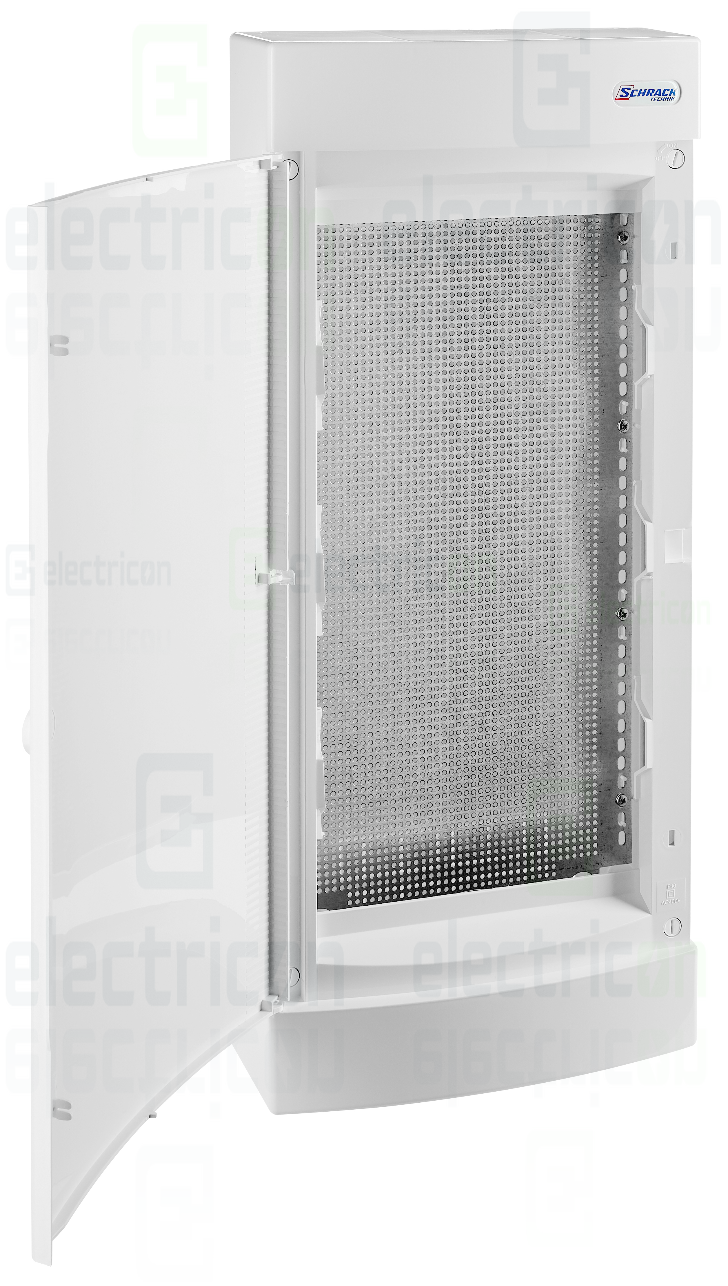 Tablouri multimedia & AV - Tablou multimedia, aparent, 48 module (4x12), usa alba, IP40, Schrack, BK080755