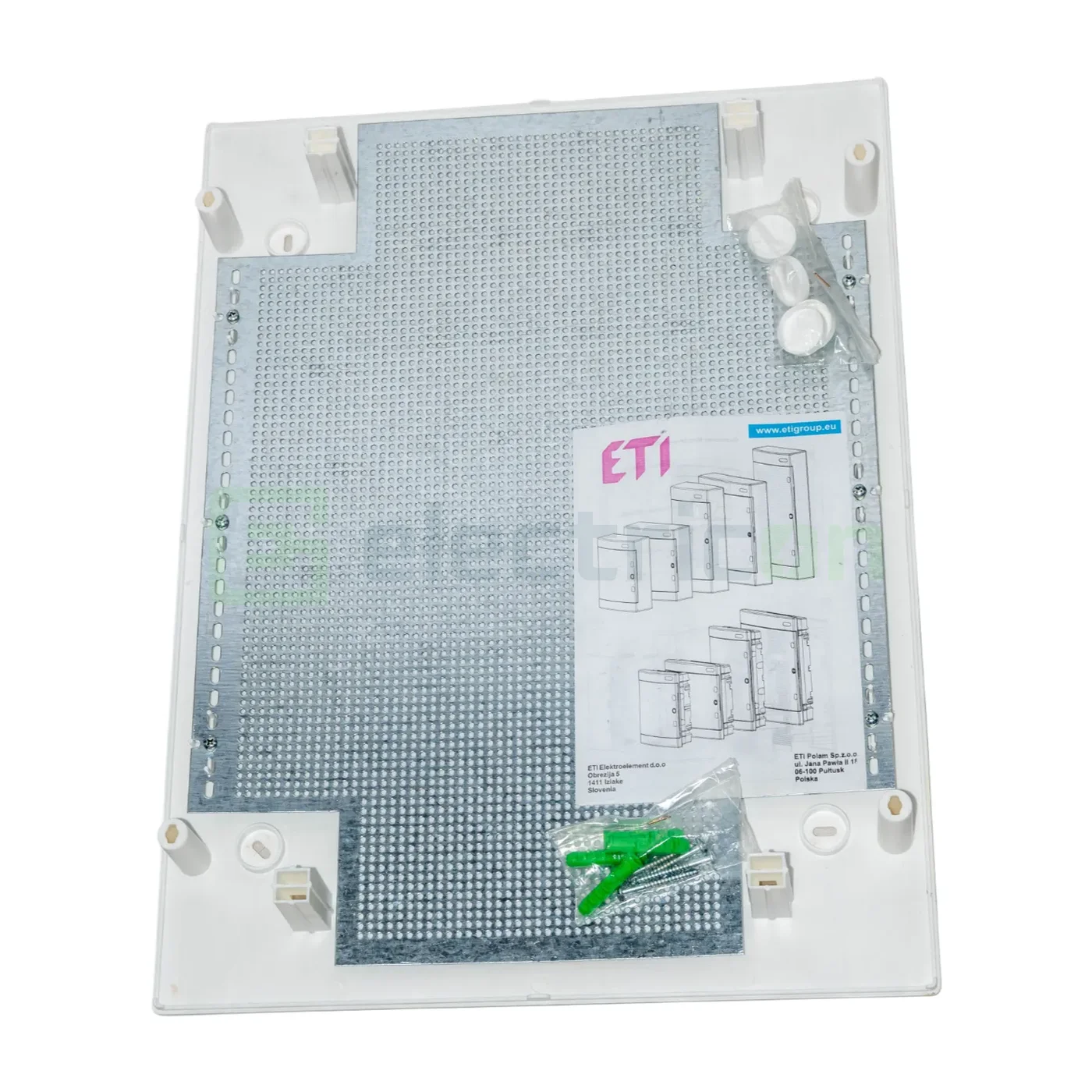 Tablou multimedia, aparent, 54 module (3x18), ușă albă, IP40, ECT3x18MEDIAPO, ETI, 001100211 [1]