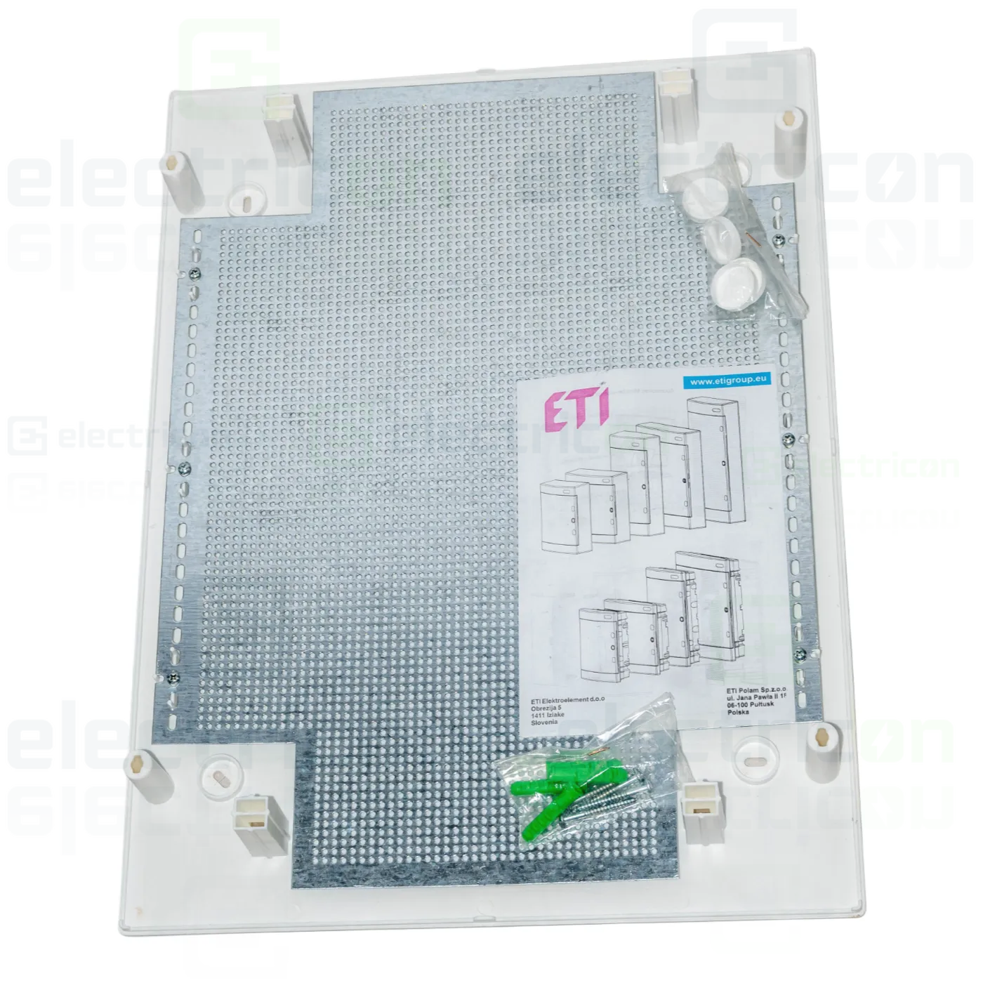 Tablou multimedia, aparent, 54 module (3x18), ușă albă, IP40, ECT3x18MEDIAPO, ETI, 001100211 [1]