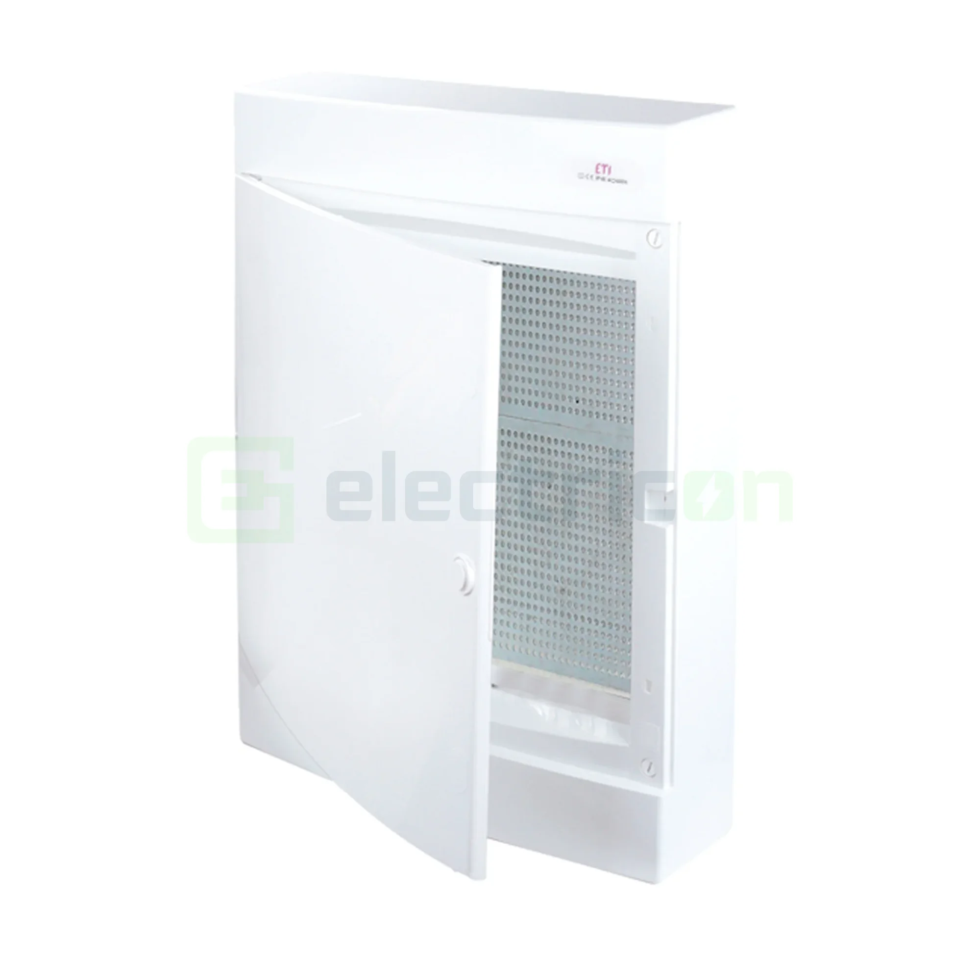 Tablou multimedia, aparent, 54 module (3x18), ușă albă, IP40, ECT3x18MEDIAPO, ETI, 001100211