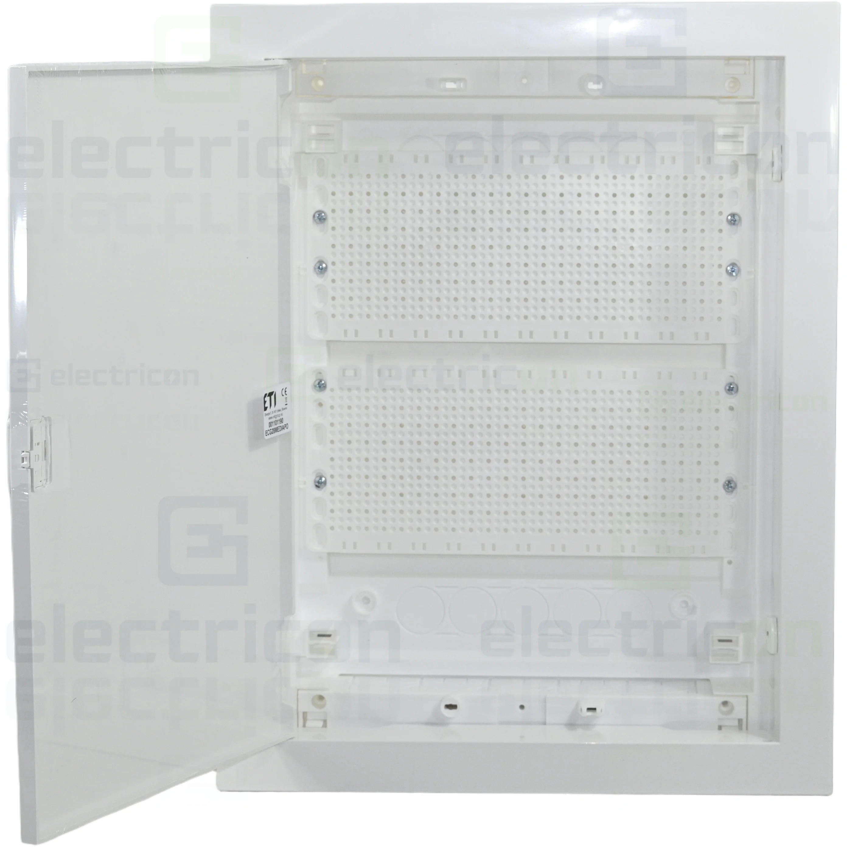 Tablou multimedia, încastrat, 28 module (2x14), ușă albă, IP30, ECG28MEDIAPO, ETI, 001101190 [5]