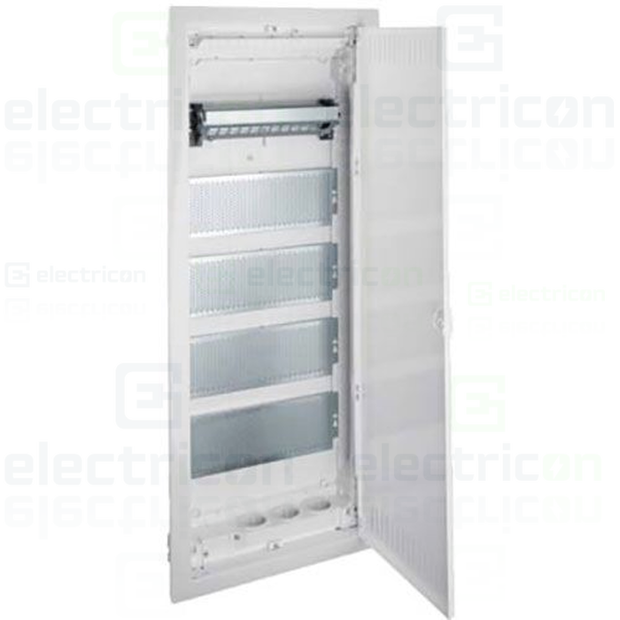 Tablouri multimedia & AV - Tablou multimedia, incastrat ,60 module (5x12), ușă albă, IP30, Hager, Volta, VU60NW