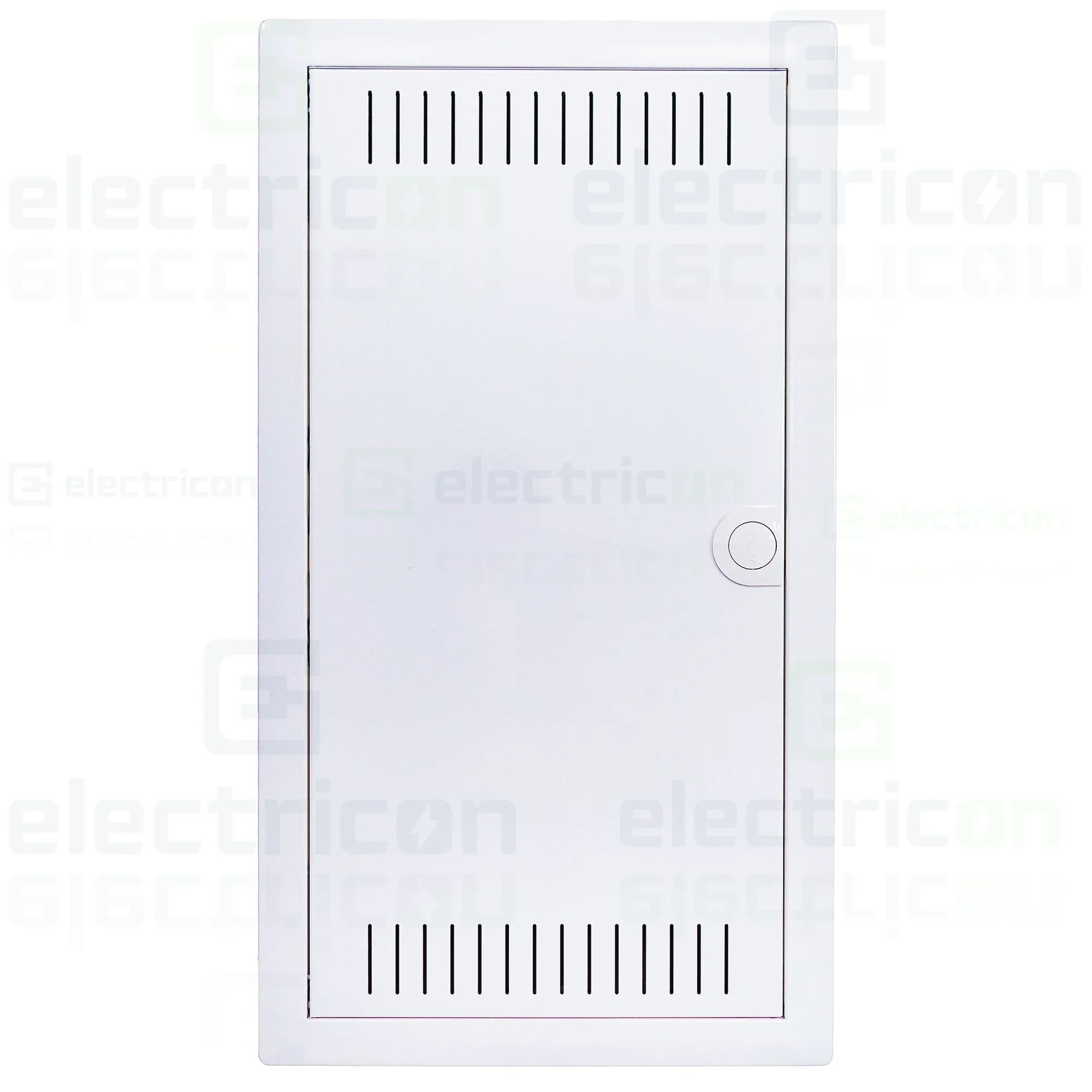 Tablou multimedia metalic, incastrat, 36 module (3x12), ușă albă, Volta, Hager, VU36NW [6]