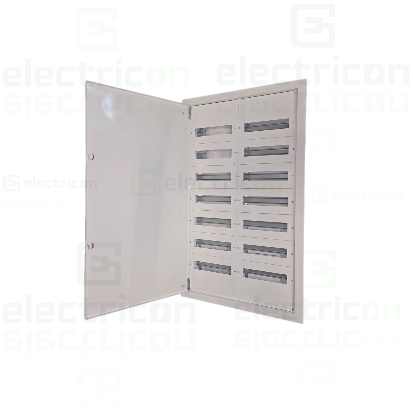Tablouri de siguranțe electrice - Tablou sigurante metalic, 168module (7x24), incastrat, MBF24-7, ETI, 001108130
