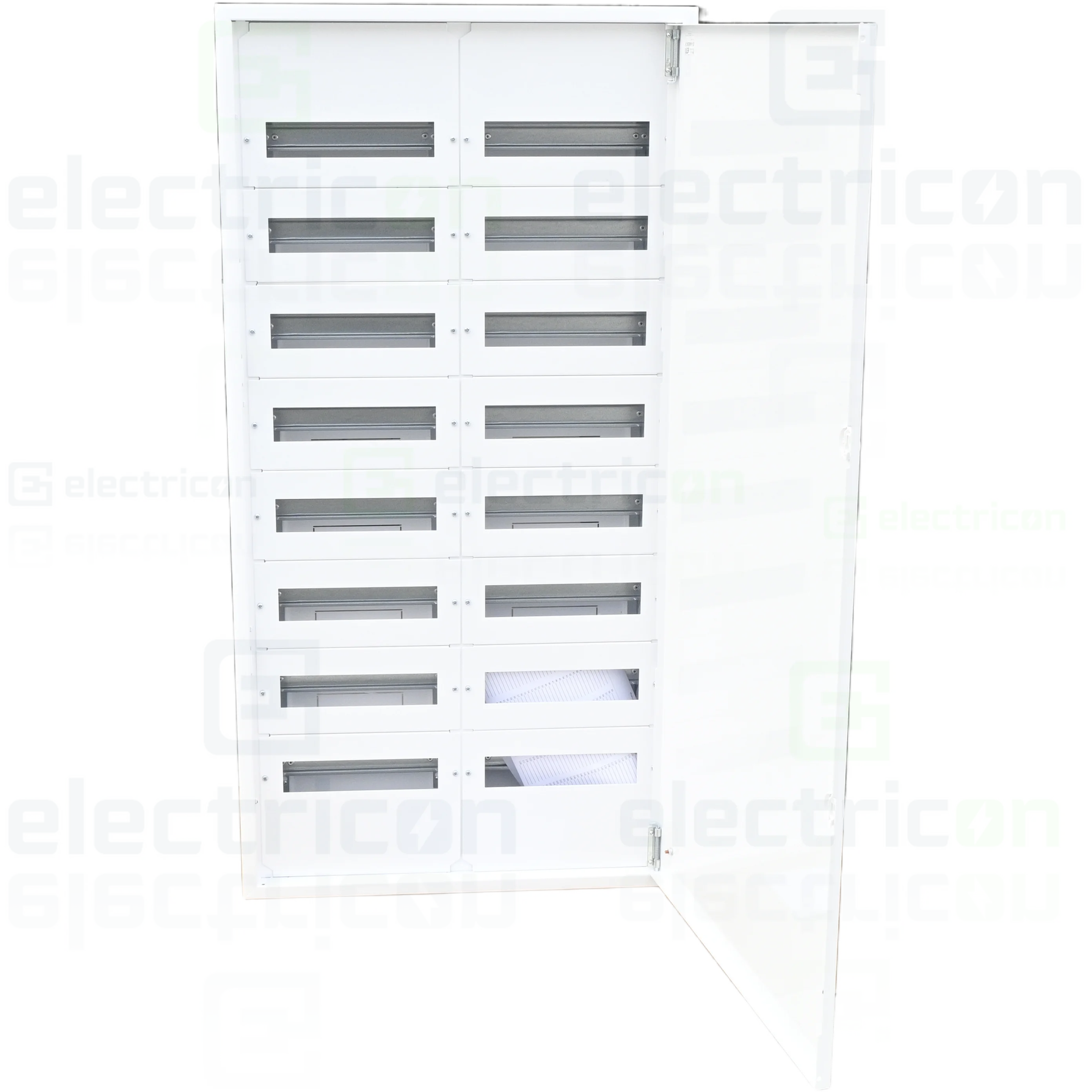 Tablouri de siguranțe electrice - Tablou metalic aparent ETI MBW24-8, 192 module (8x24), pentru distribuție electrică