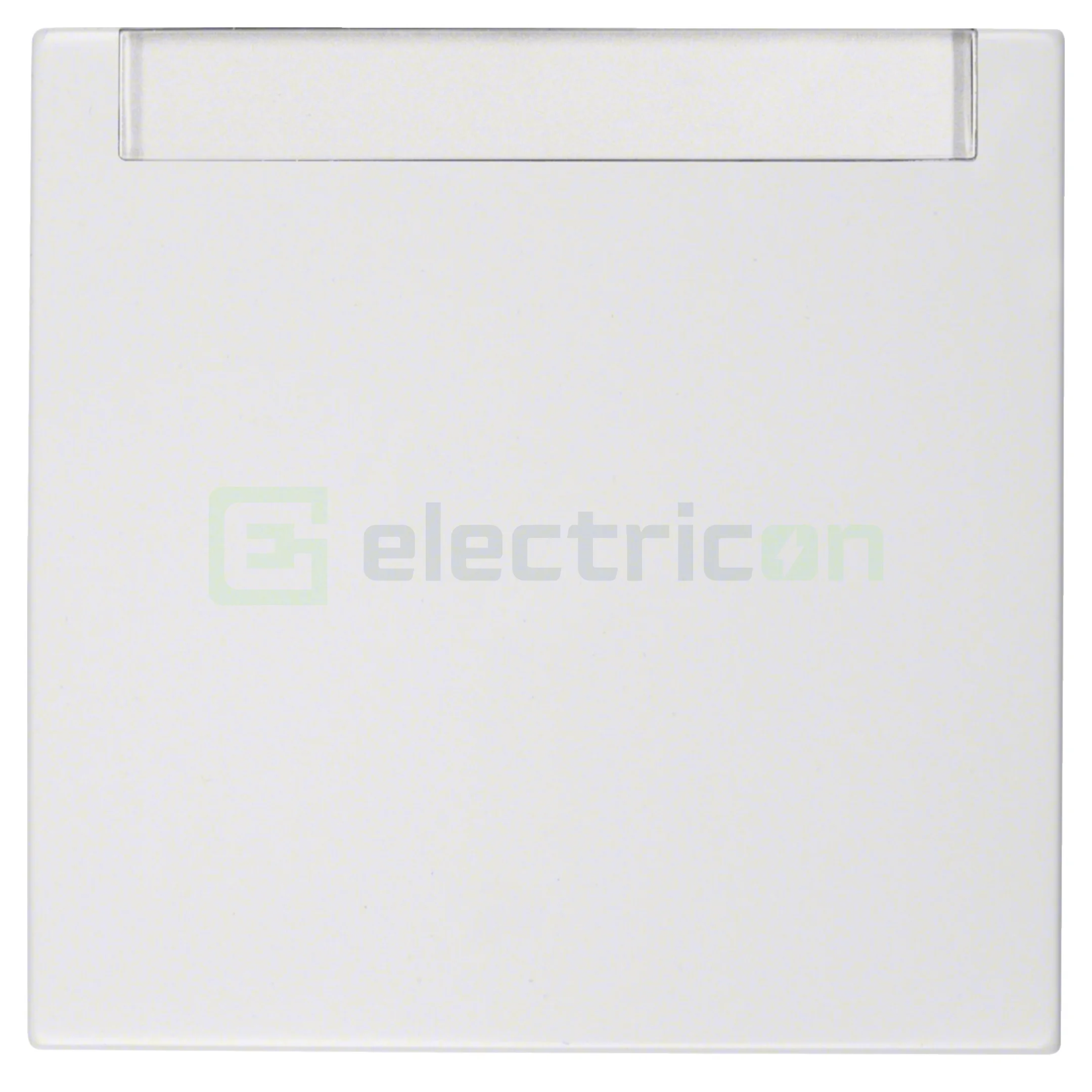 Prize și întrerupătoare - Tastă cu câmp de etichetare , alb lucios, Berker, 16268989