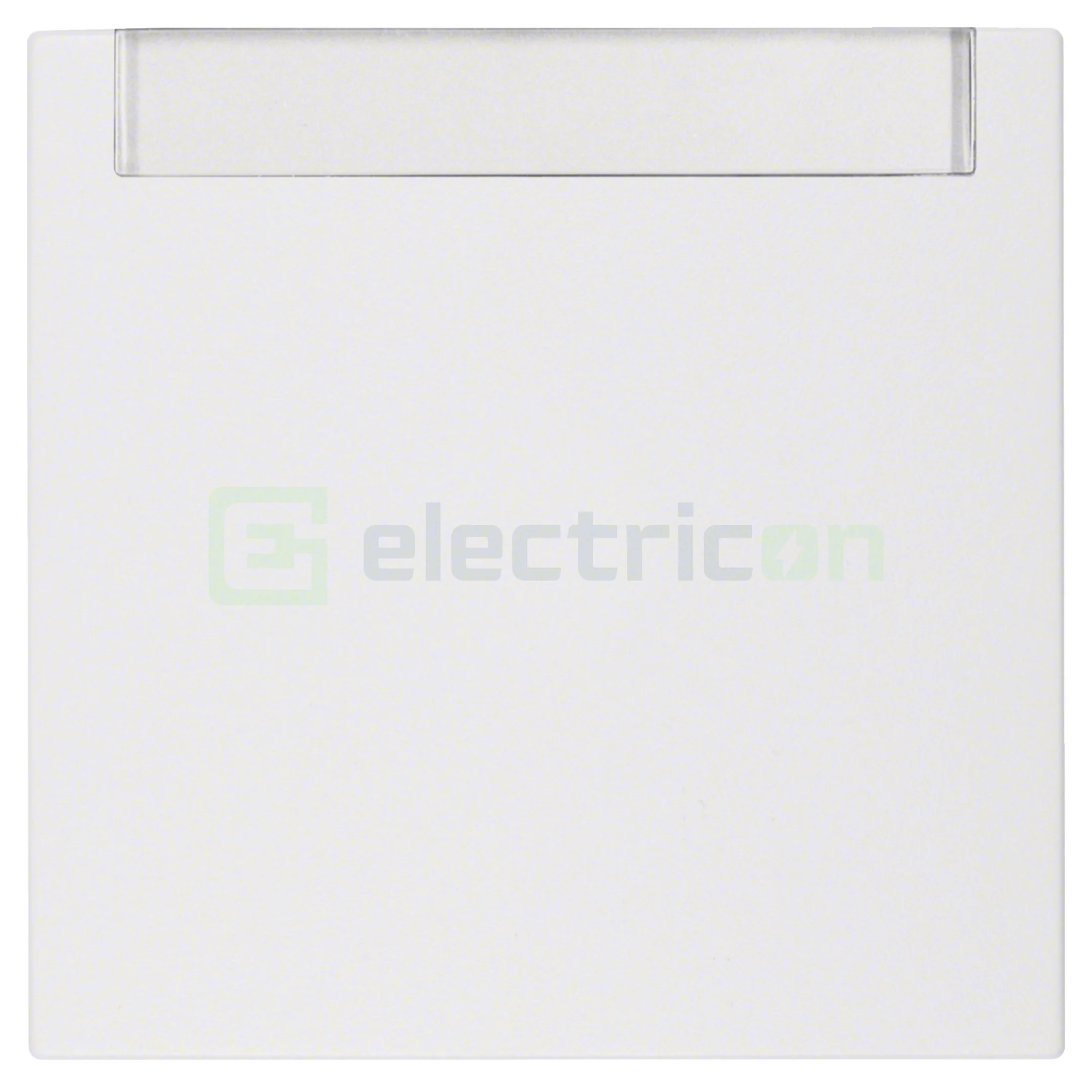 Prize și întrerupătoare - Tastă cu câmp de etichetare , alb mat, Berker, 16261909