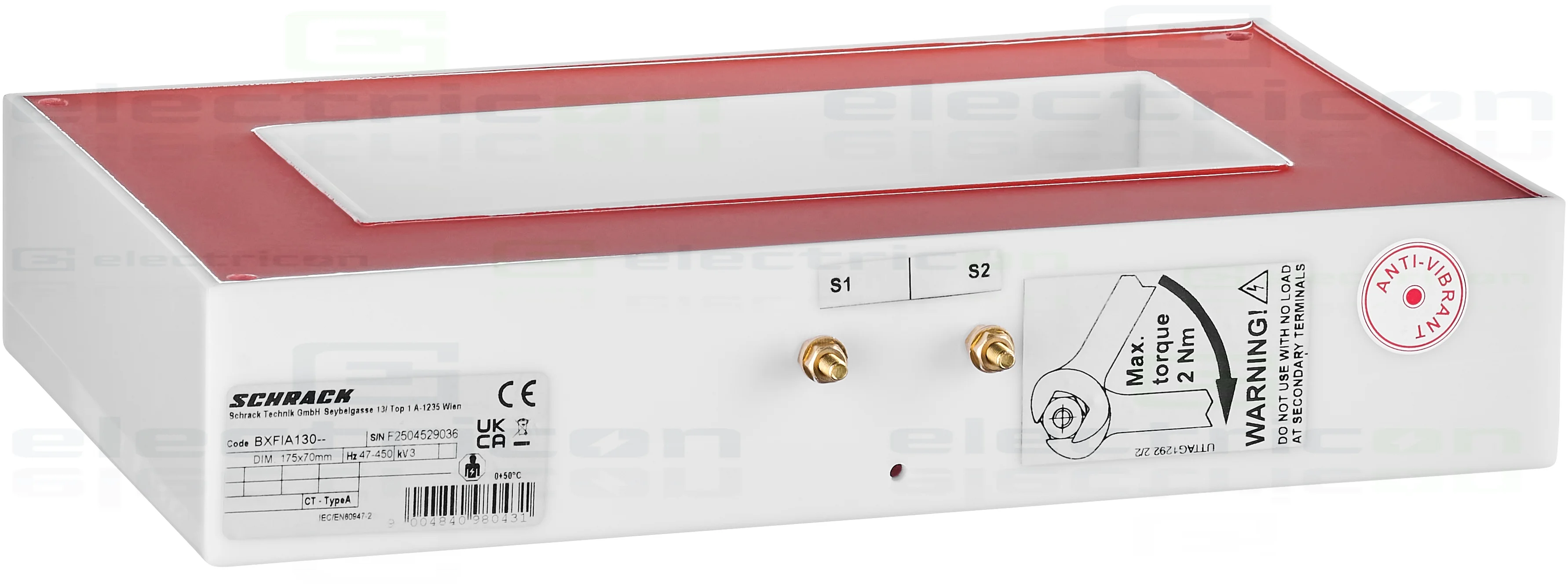 Transformator releu diferențial Schrack BXFIA130, 175x170mm tip A [3]