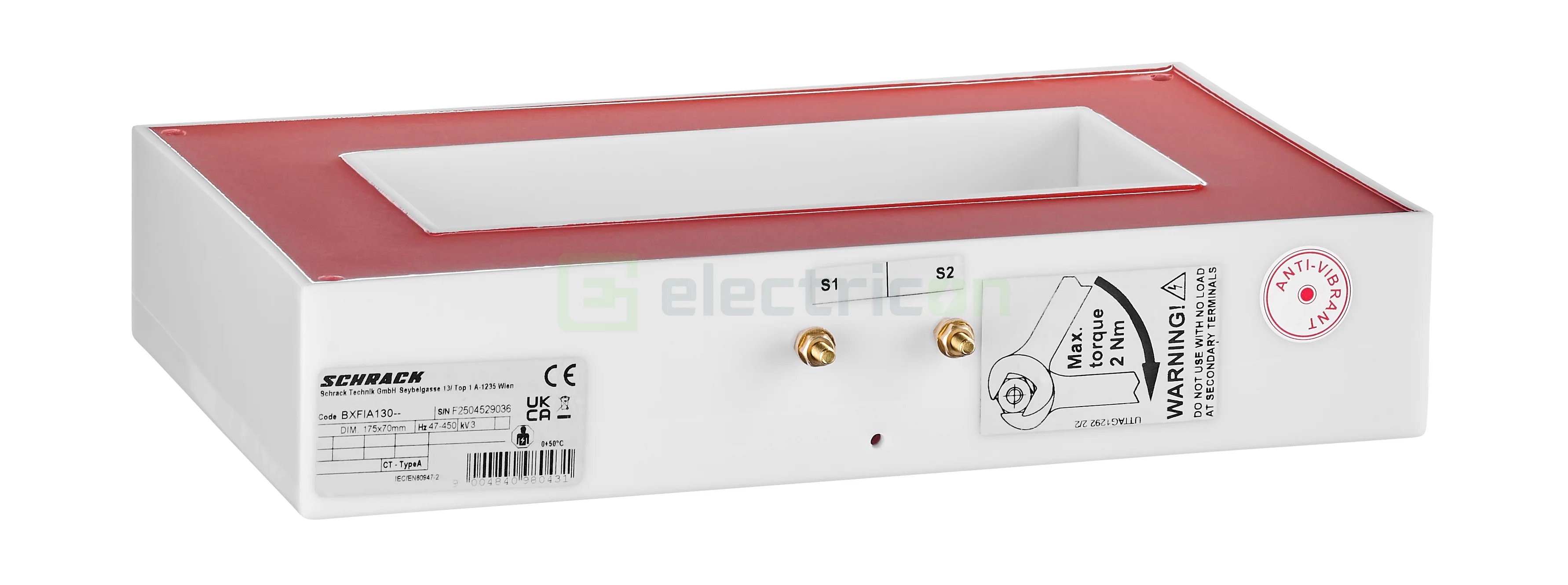 Transformator releu diferențial Schrack BXFIA130, 175x170mm tip A [3]