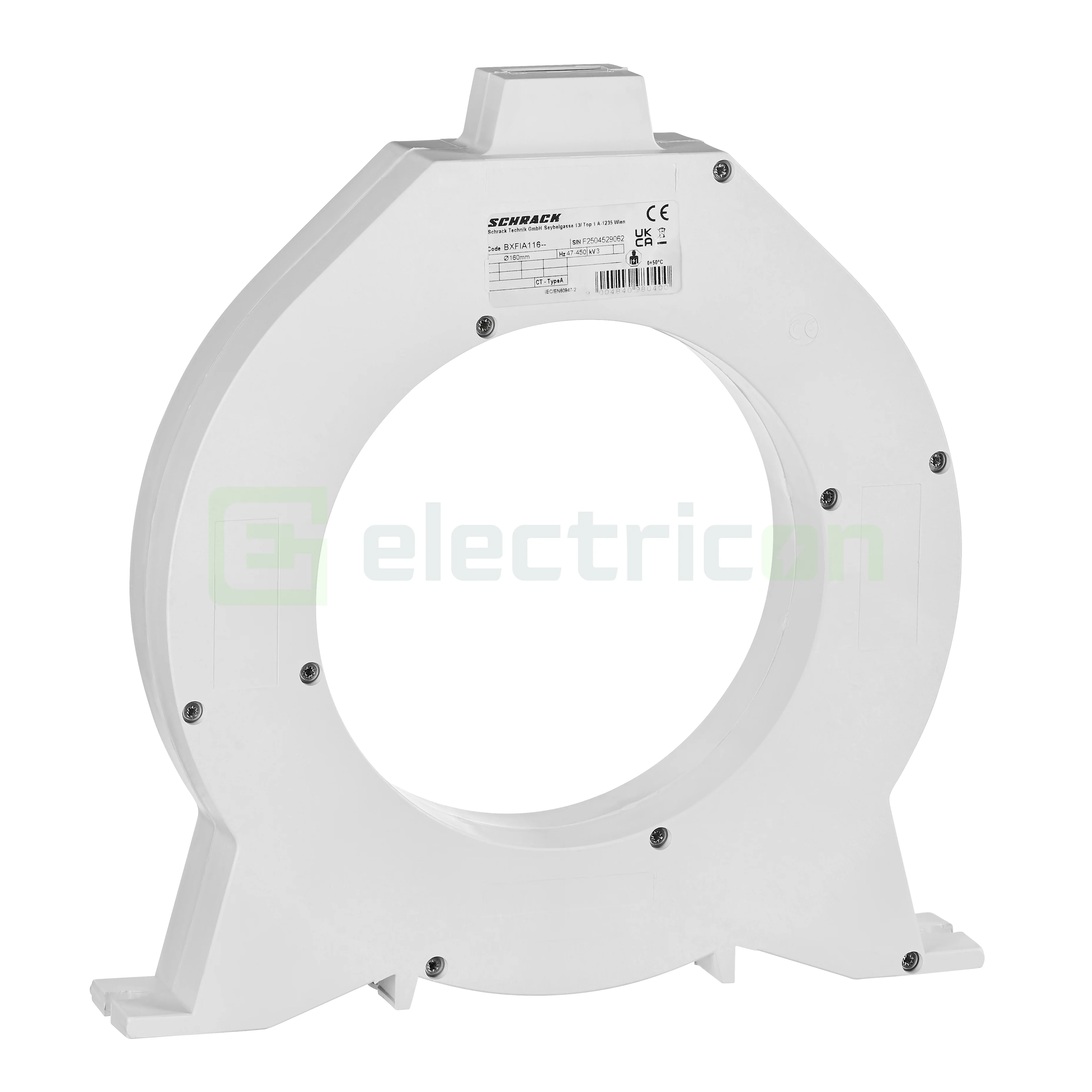 Transformator toroidal Schrack BXFIA116, Ø160mm, tip A, releu diferențial [2]