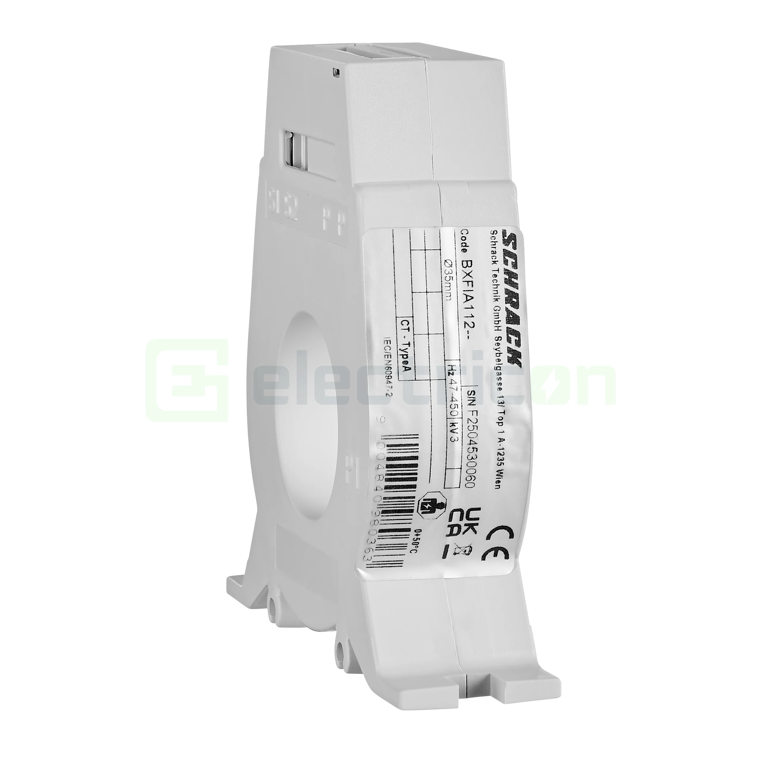 Transformator toroidal Schrack BXFIA112, Ø35mm, tip A, releu diferențial [1]