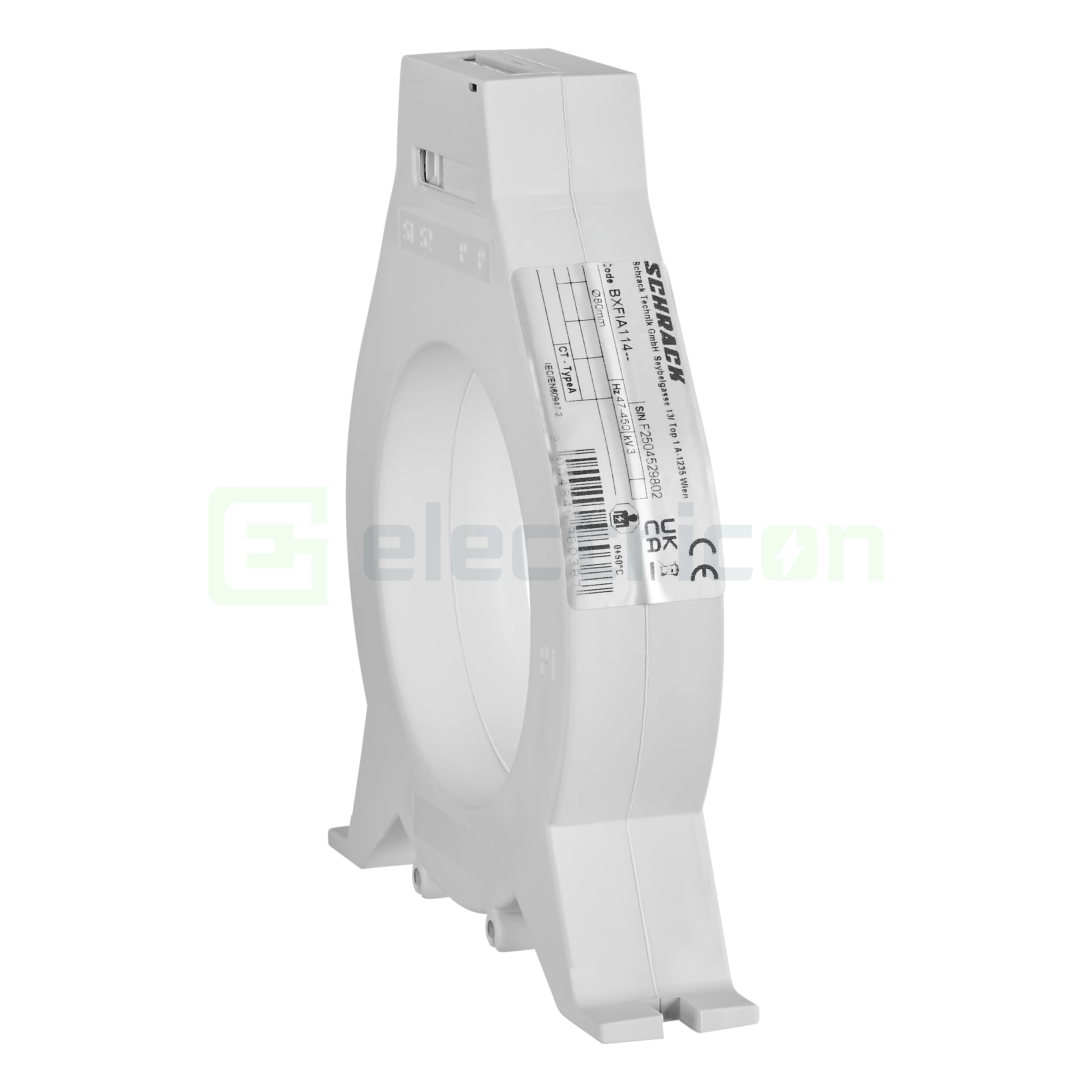 Transformator toroidal Schrack BXFIA114, Ø80mm, tip A, releu diferențial [1]