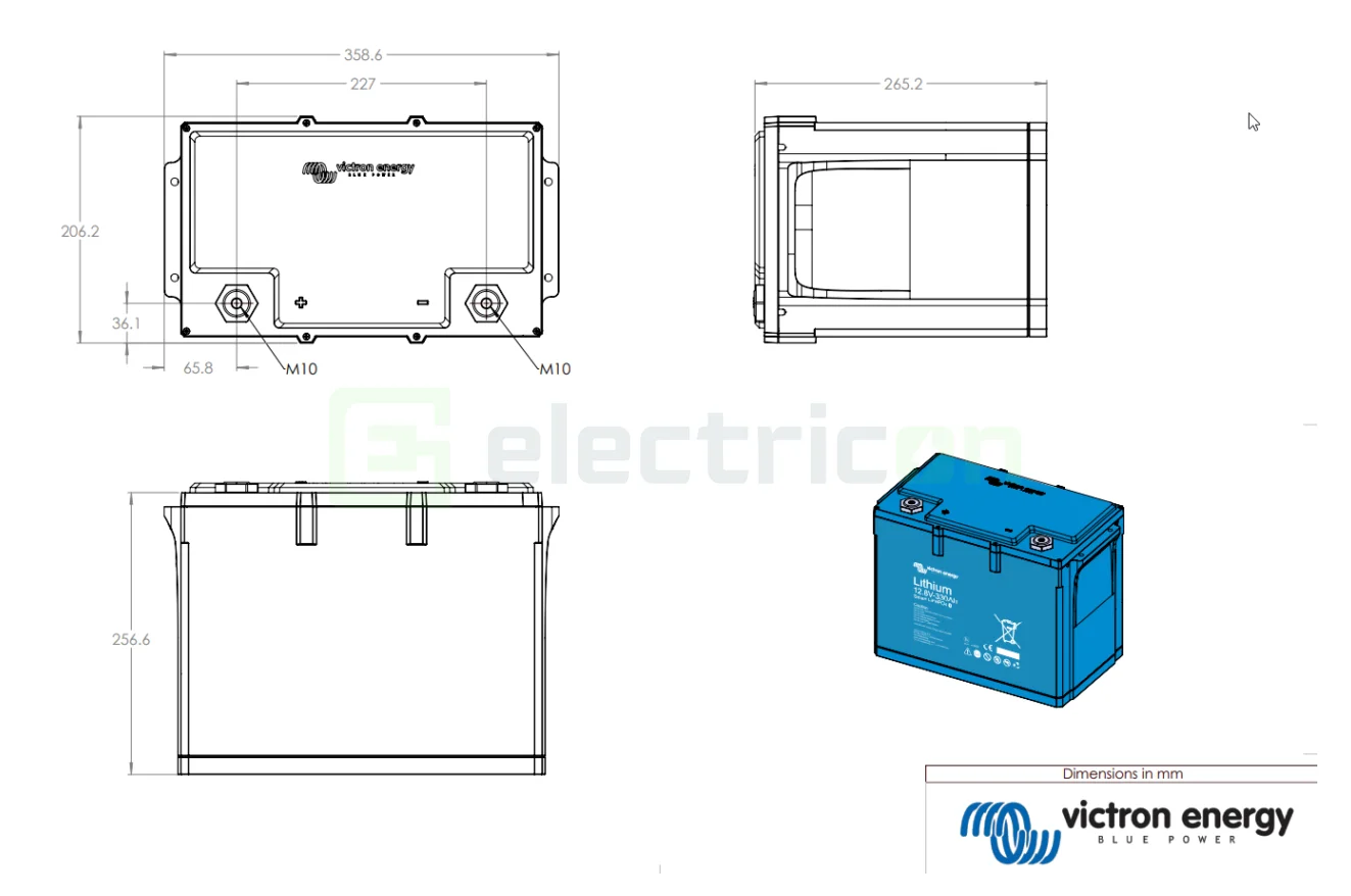 Victron Energy LiFePO4 Battery 12,8V 330Ah - Smart [1]