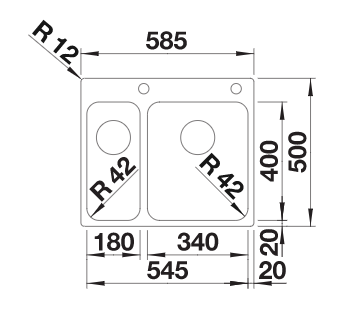 BLANCO SOLIS 340/180-IF/A [2]