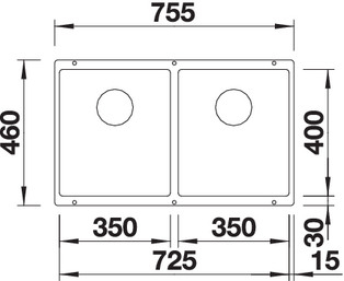 BLANCO SUBLINE 350/350-U CAFEA [2]