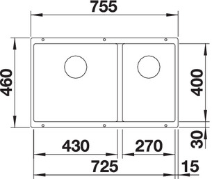 BLANCO SUBLINE 430/270-U CAFEA [2]